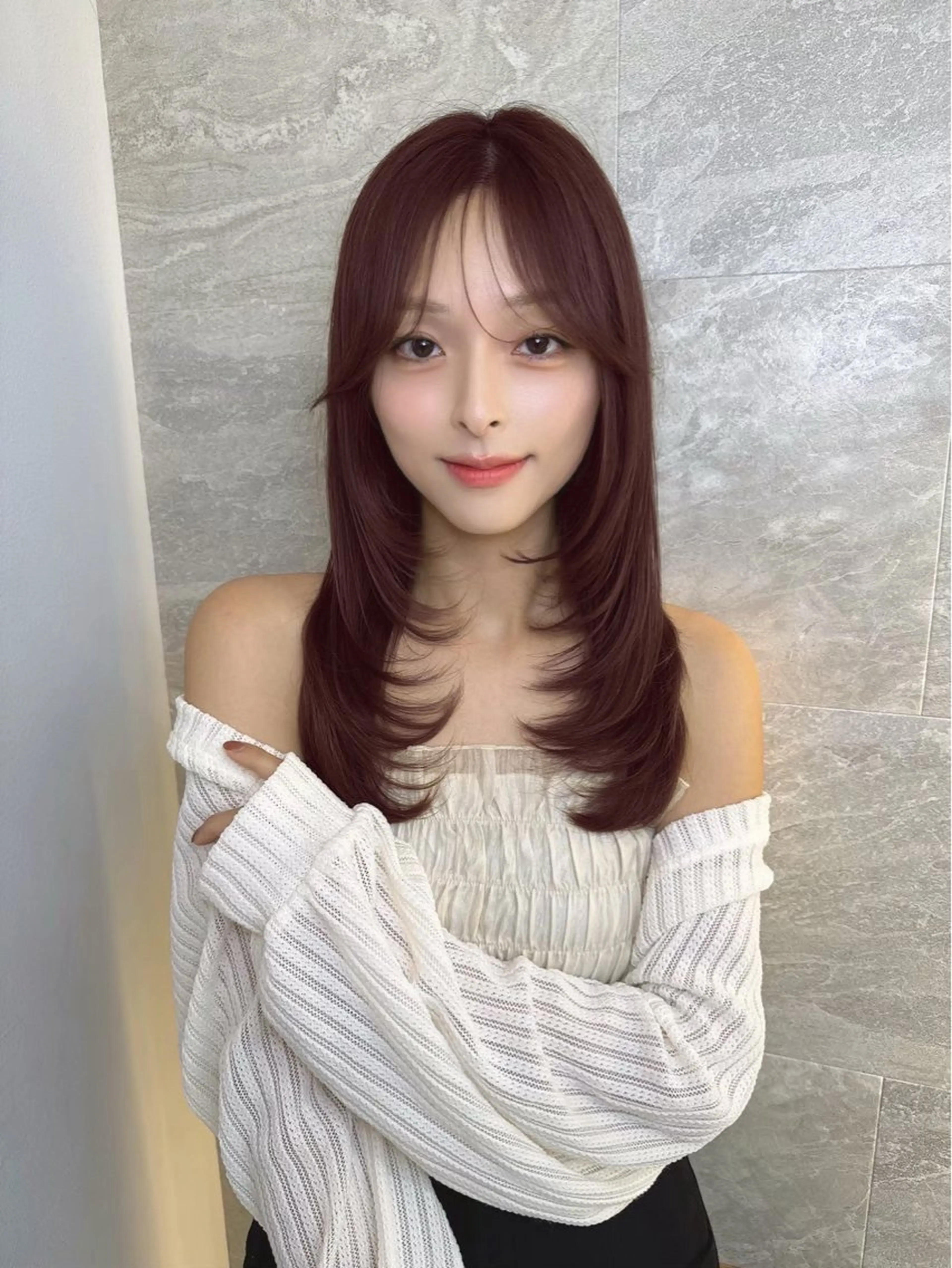 カラー カット ヘアカラー トリートメント 韓国ヘア/美髪矯正/ Haruna🦋のヘアスタイル