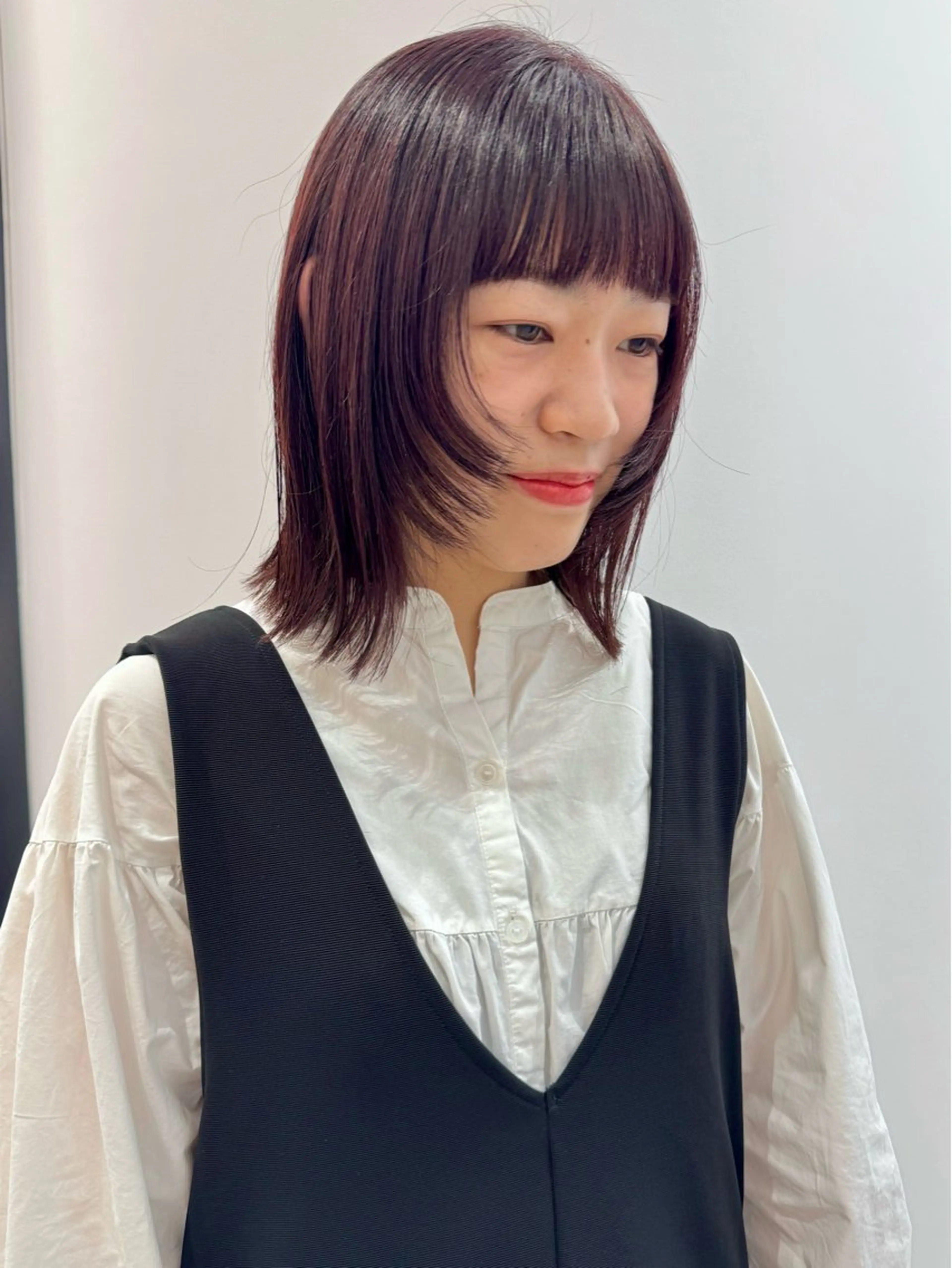 ミディアム カラー ショート/パーマ/ MIOのヘアスタイル