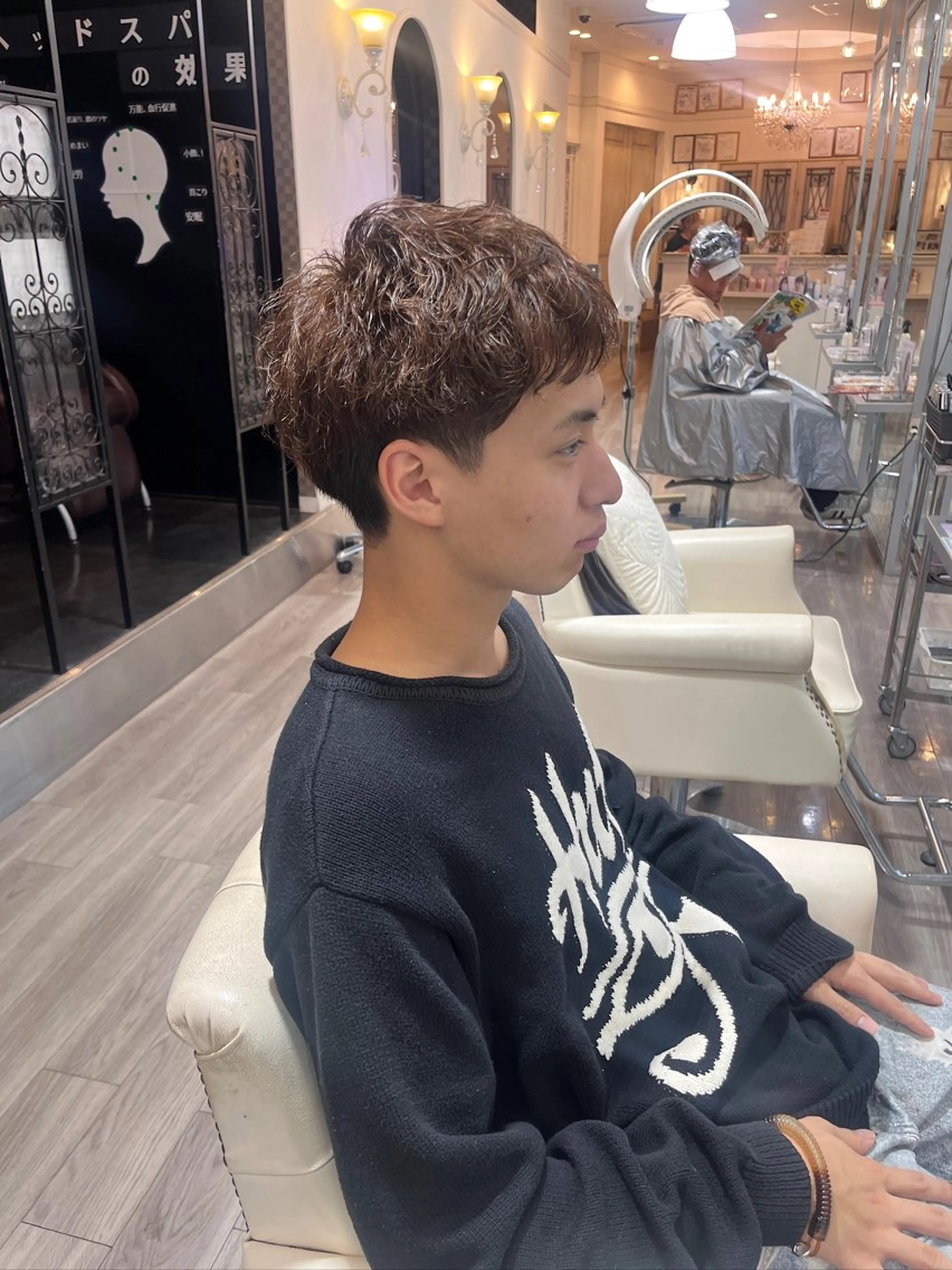 パーマ メンズ パーマ WiLL梅田店 荒堀 結香のヘアスタイル