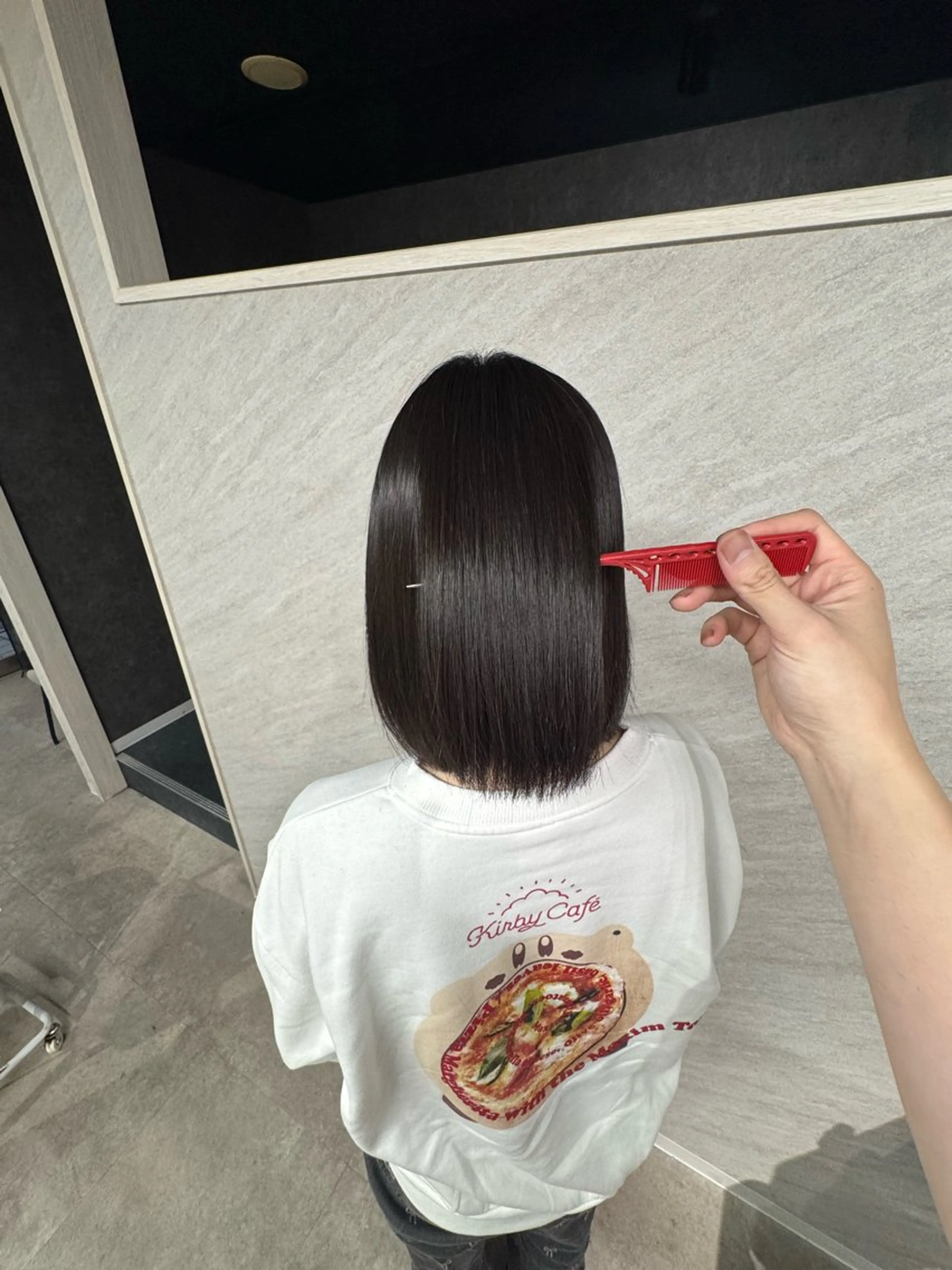 ミディアム 西宮市で髪質改善 縮毛矯正特化のヘアスタイル