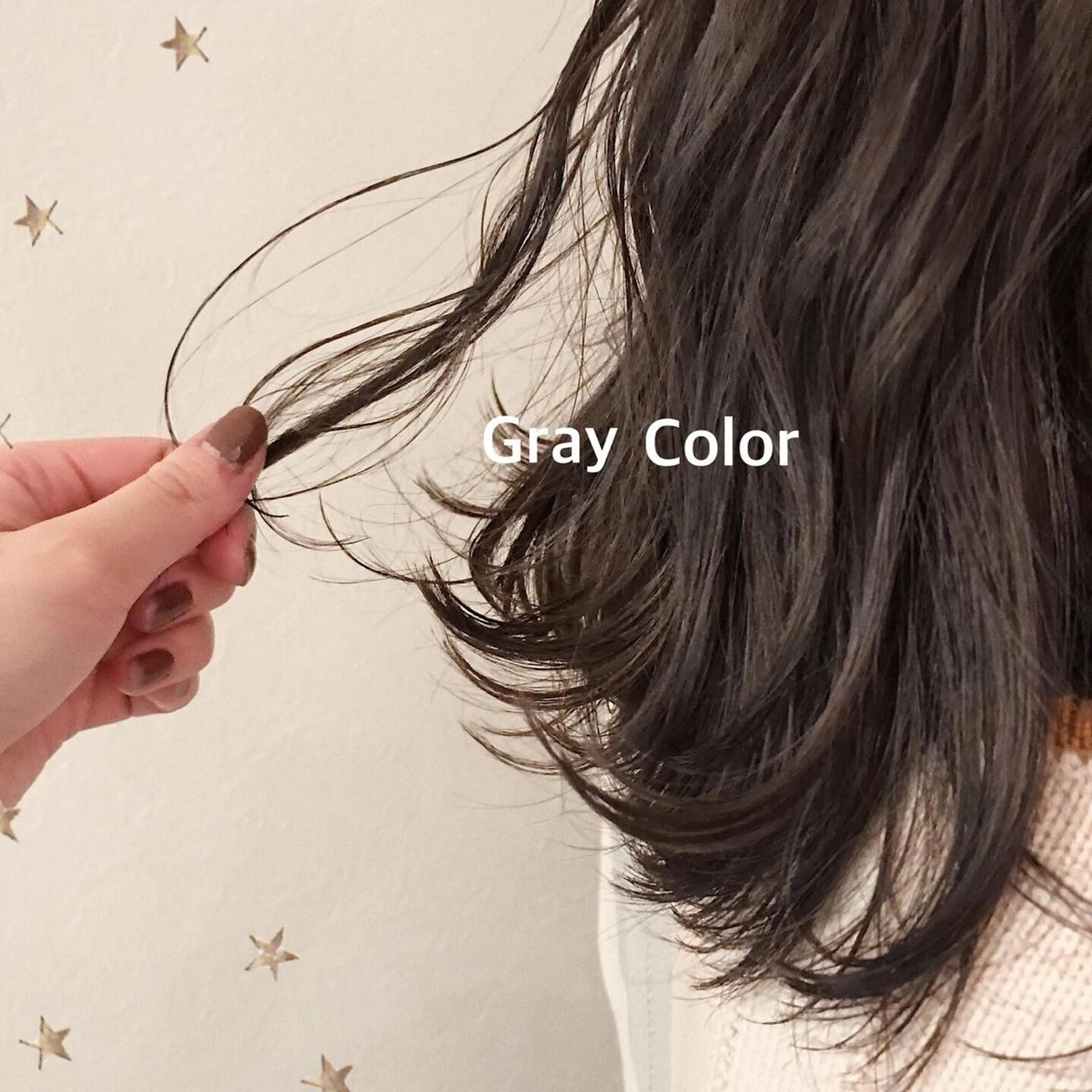 セミロング カラー カット ヘアカラー 市川 千夏のヘアスタイル