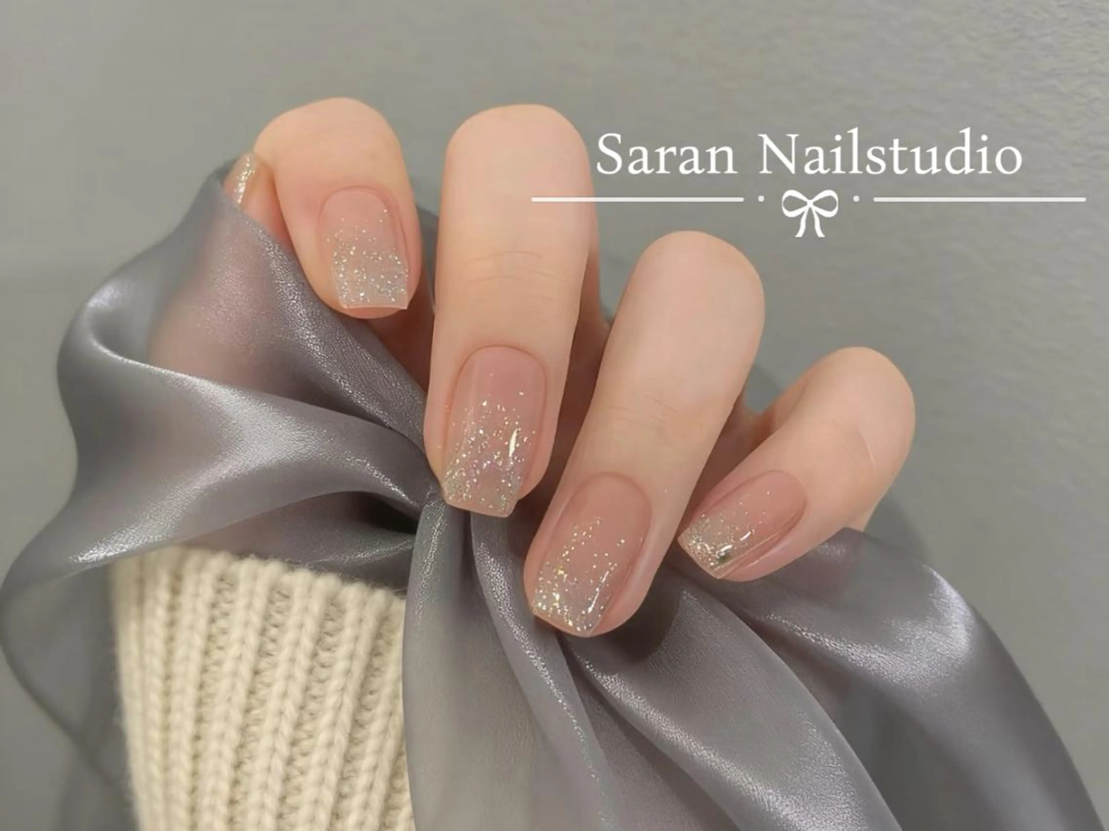 ネイル チークネイル 長さ出し フットネイル フレンチネイル ジェルネイル ハンドネイル Saran Nailstudioのネイルデザイン