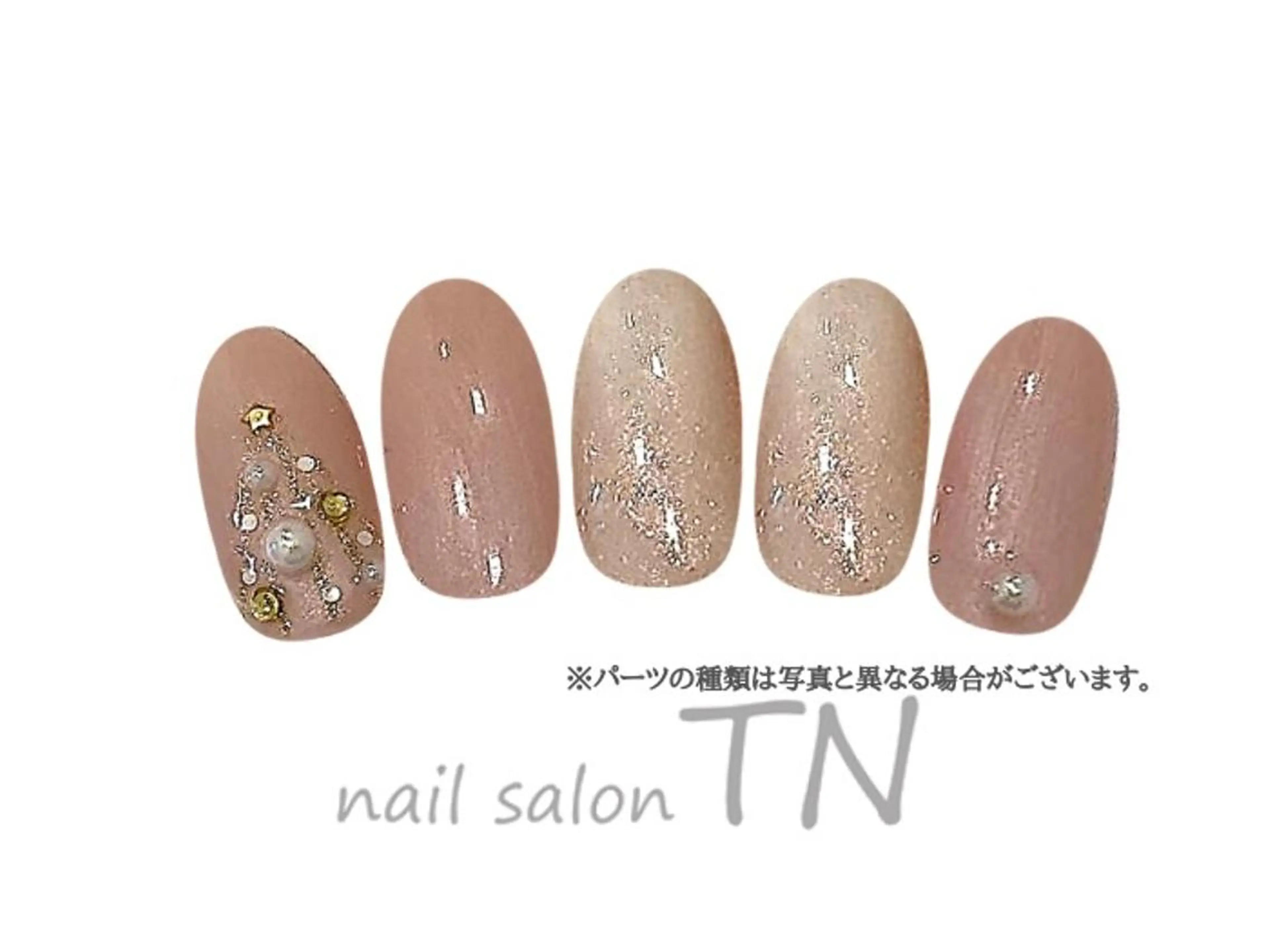 ミディアム ネイル ハンドネイル 矢川 まどかのネイルデザイン