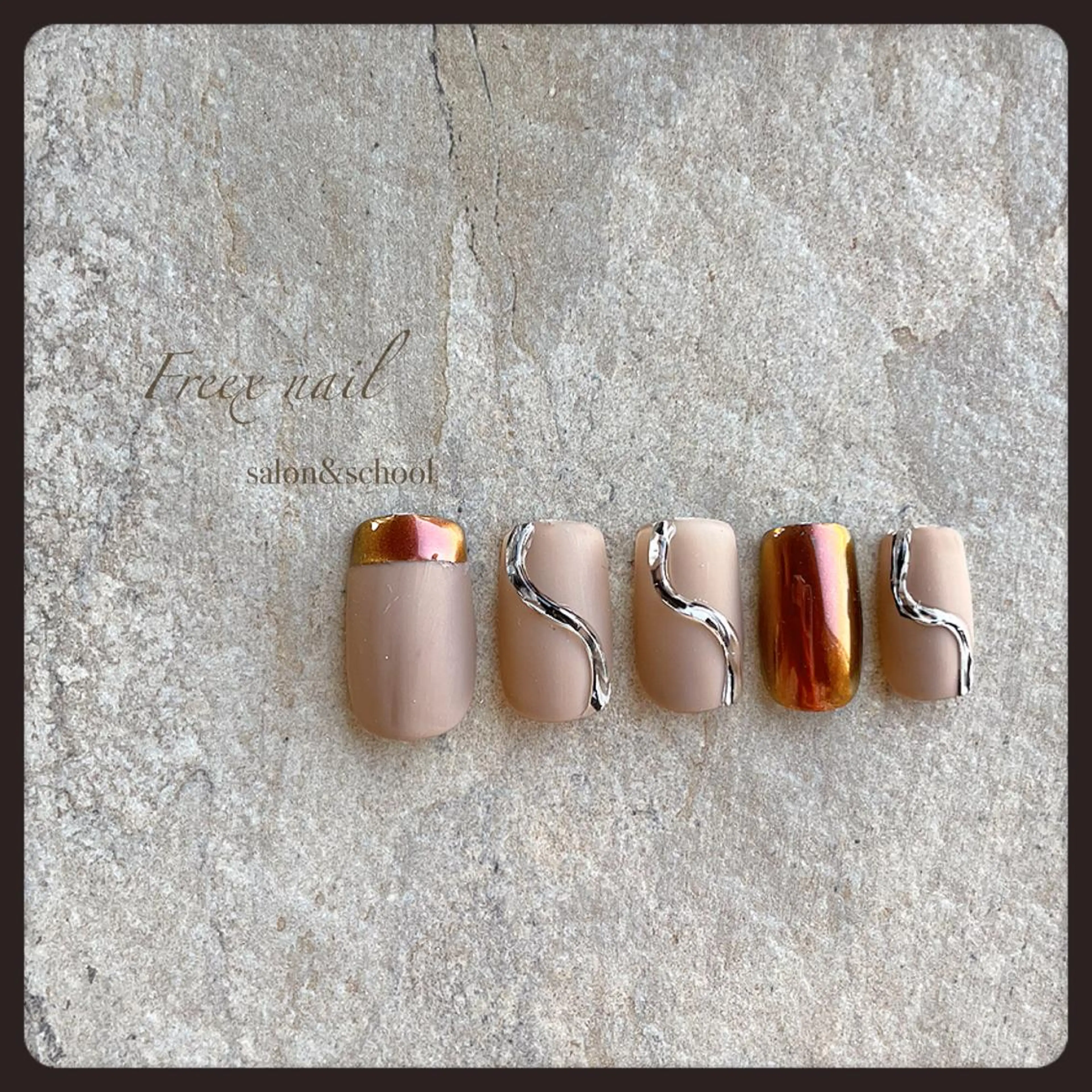 ネイル マットネイル ハンドネイル ハンドケア freex nail /ニュアンス/個性派のネイルデザイン