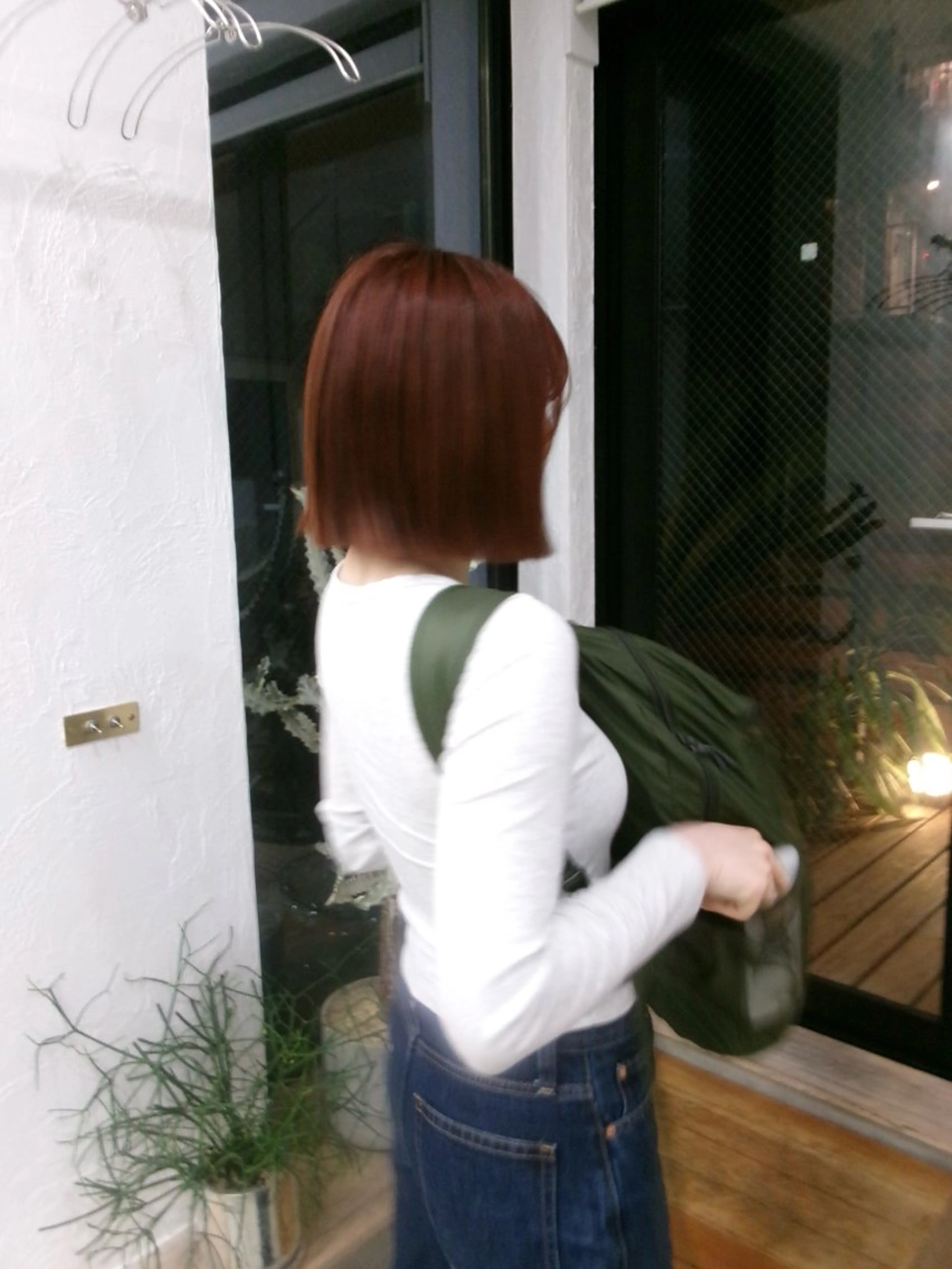 カラー ベージュカラー オレンジ ヘアカラー 鈴木 翠桜のヘアスタイル