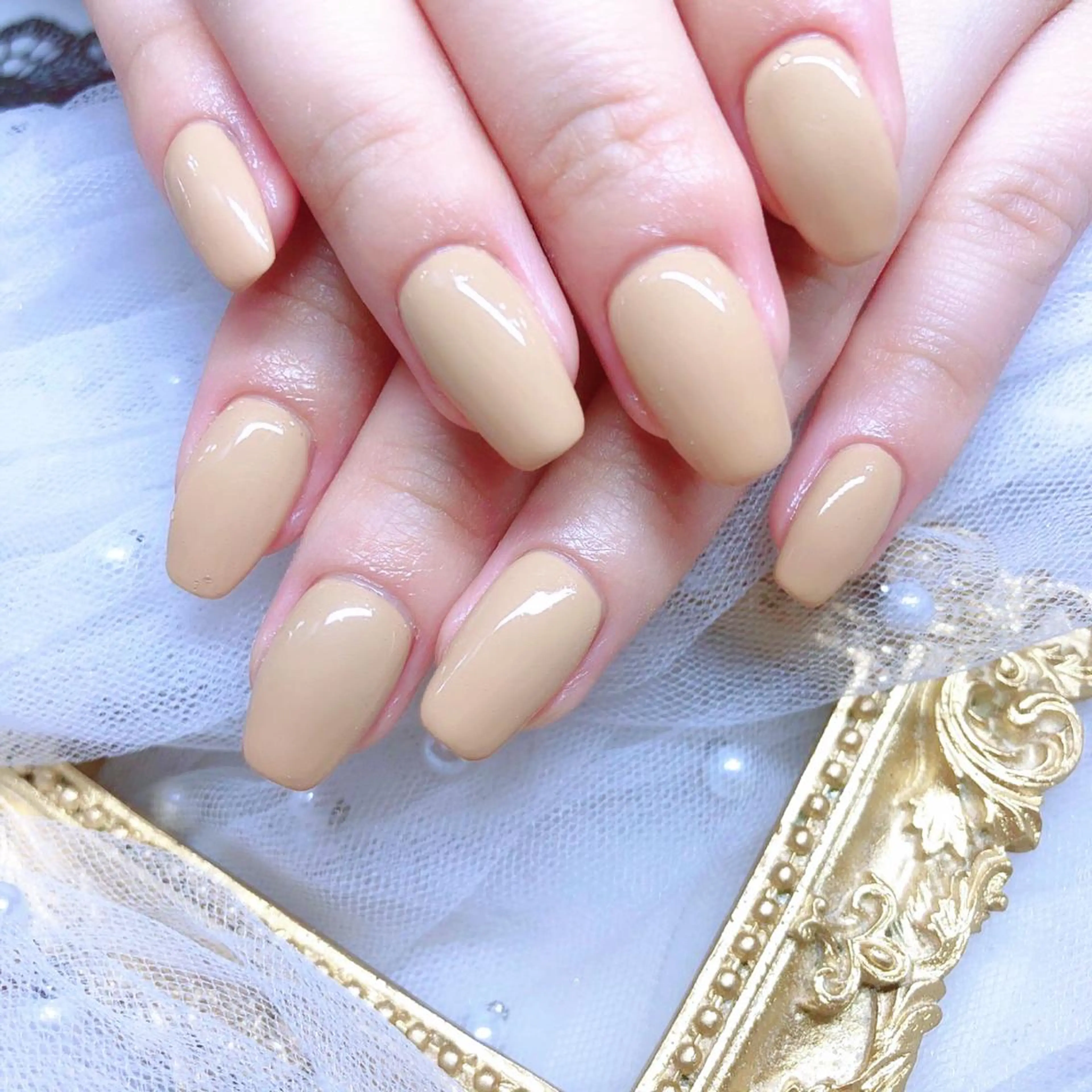 ネイル ハンドネイル マジック ミラーのネイルデザイン