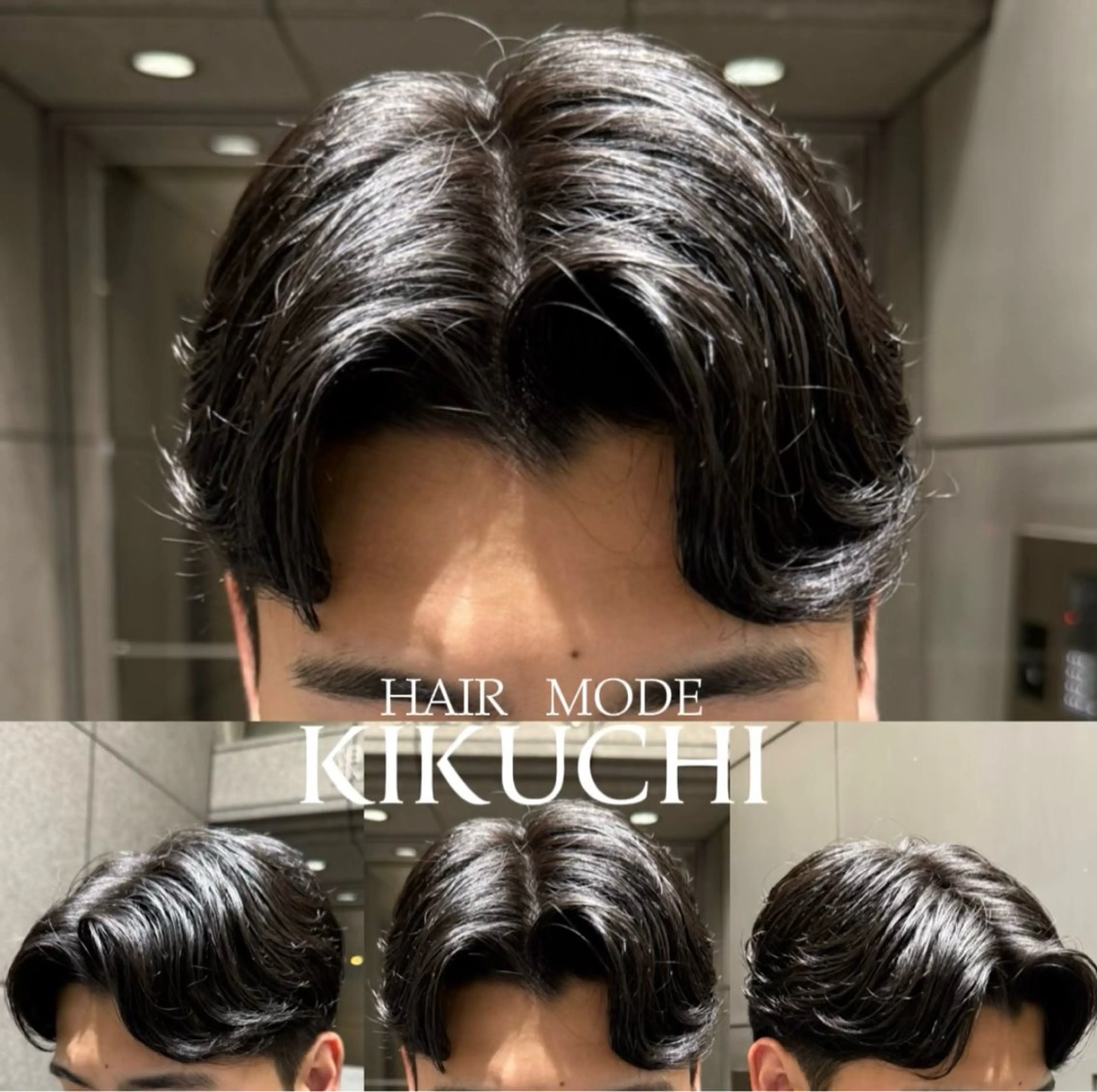 ミディアム カット パーマ 木下 翼のヘアスタイル