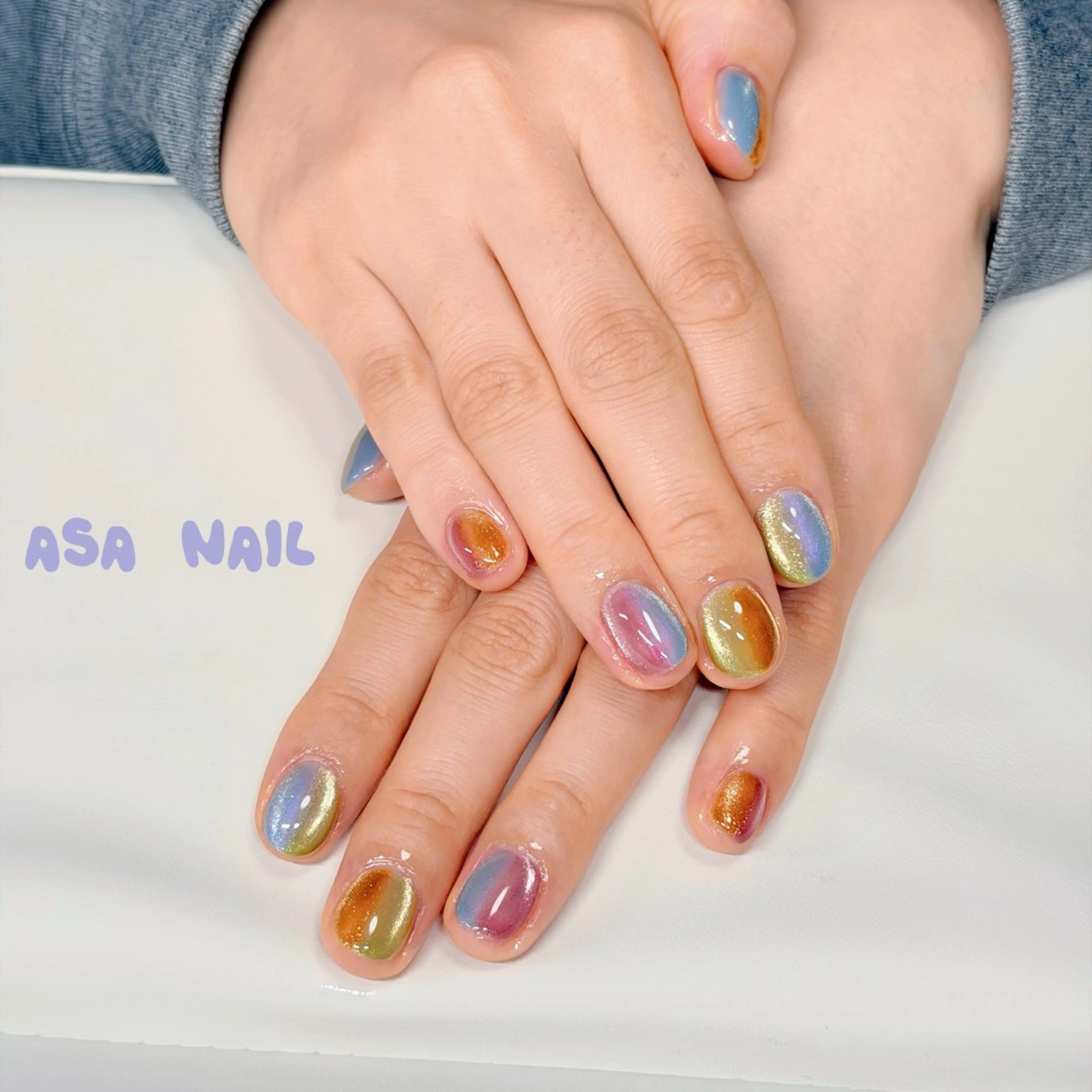 ネイル マグネットネイル ハンドネイル Asa Nail 亀戸 平井のネイルデザイン