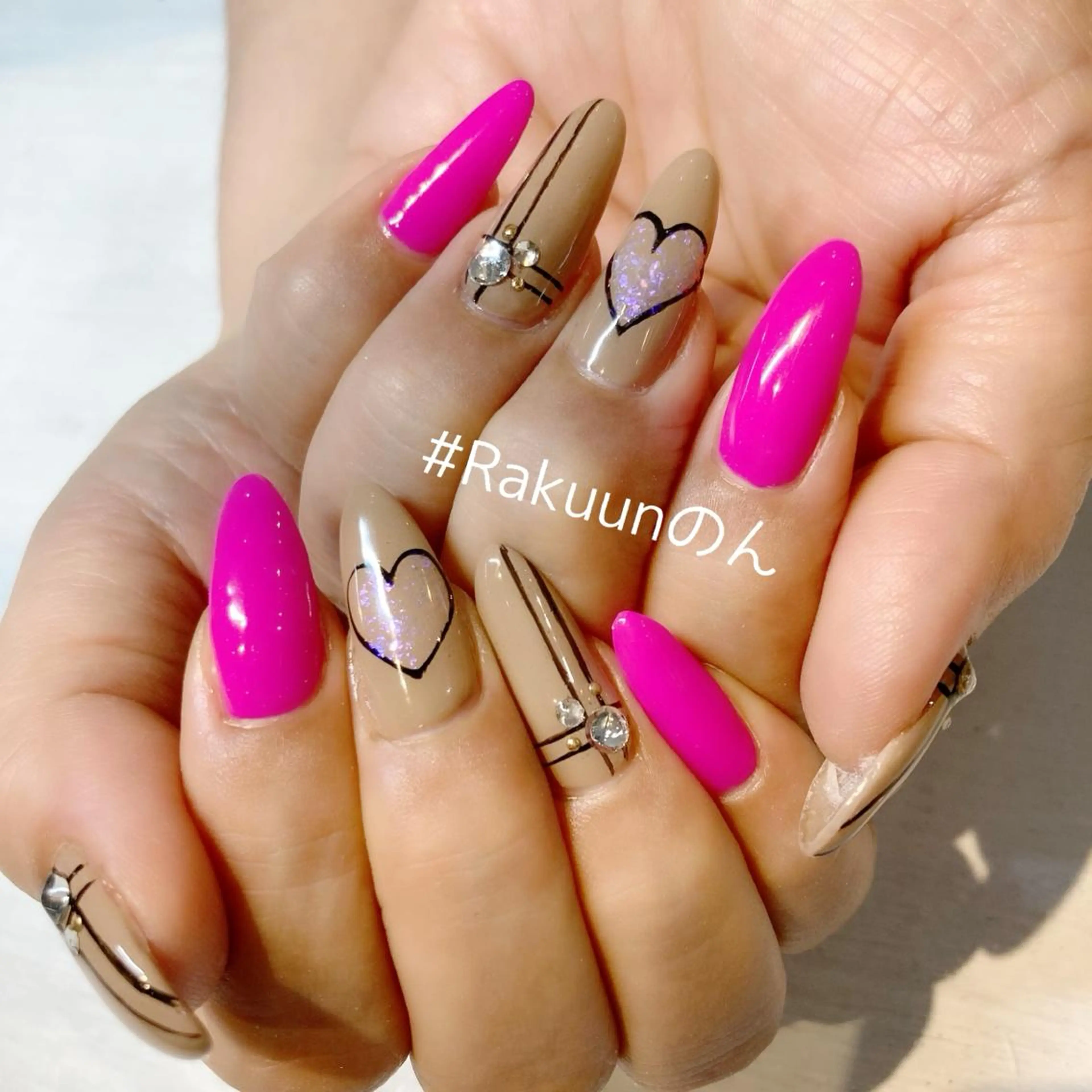 ネイル #Rakuun所属・Rakuun のんのネイルデザイン
