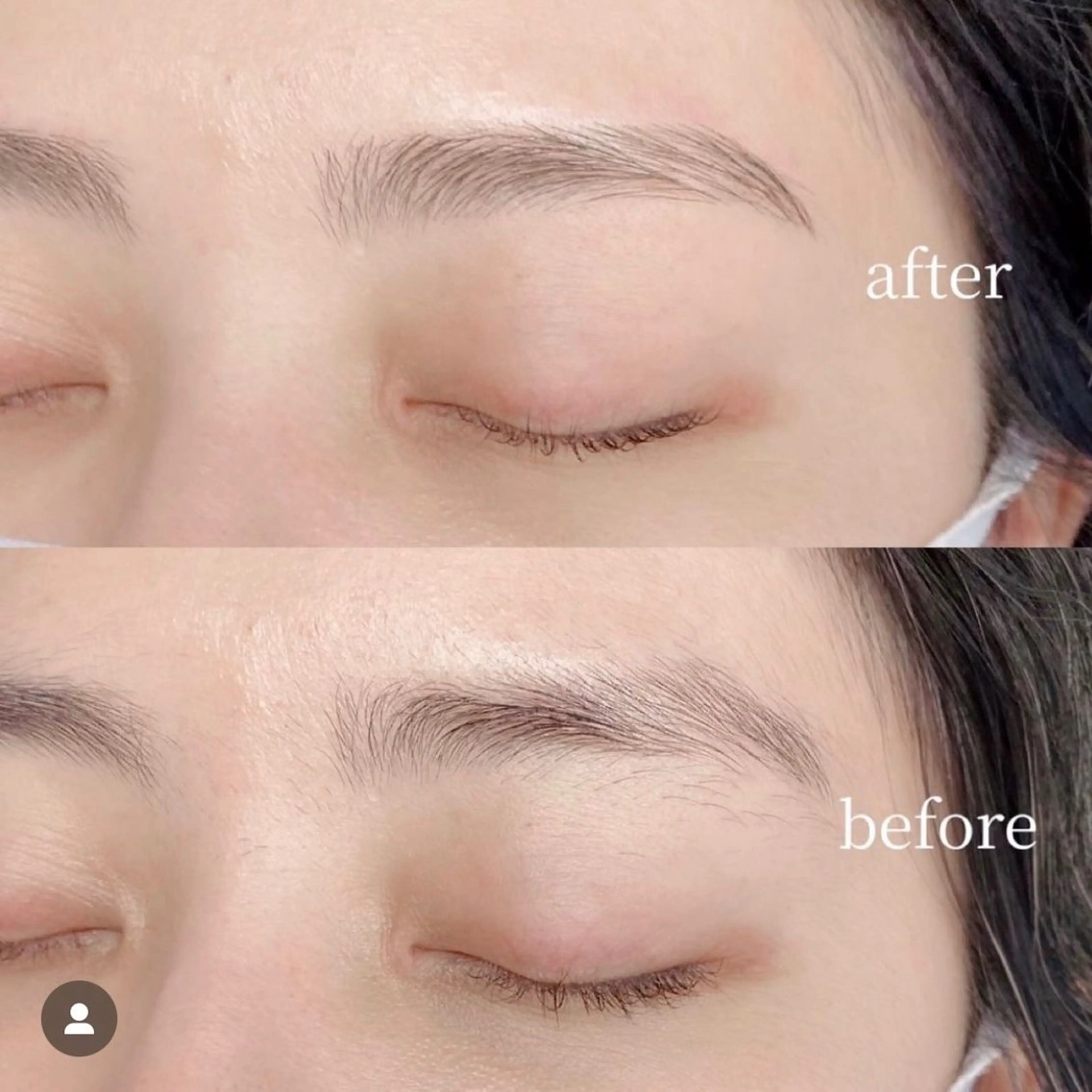 アイブロウ 眉毛ワックス脱毛 eye  on me所属・【EYEonME】 伊達 亜依香のマツエク・マツパデザイン