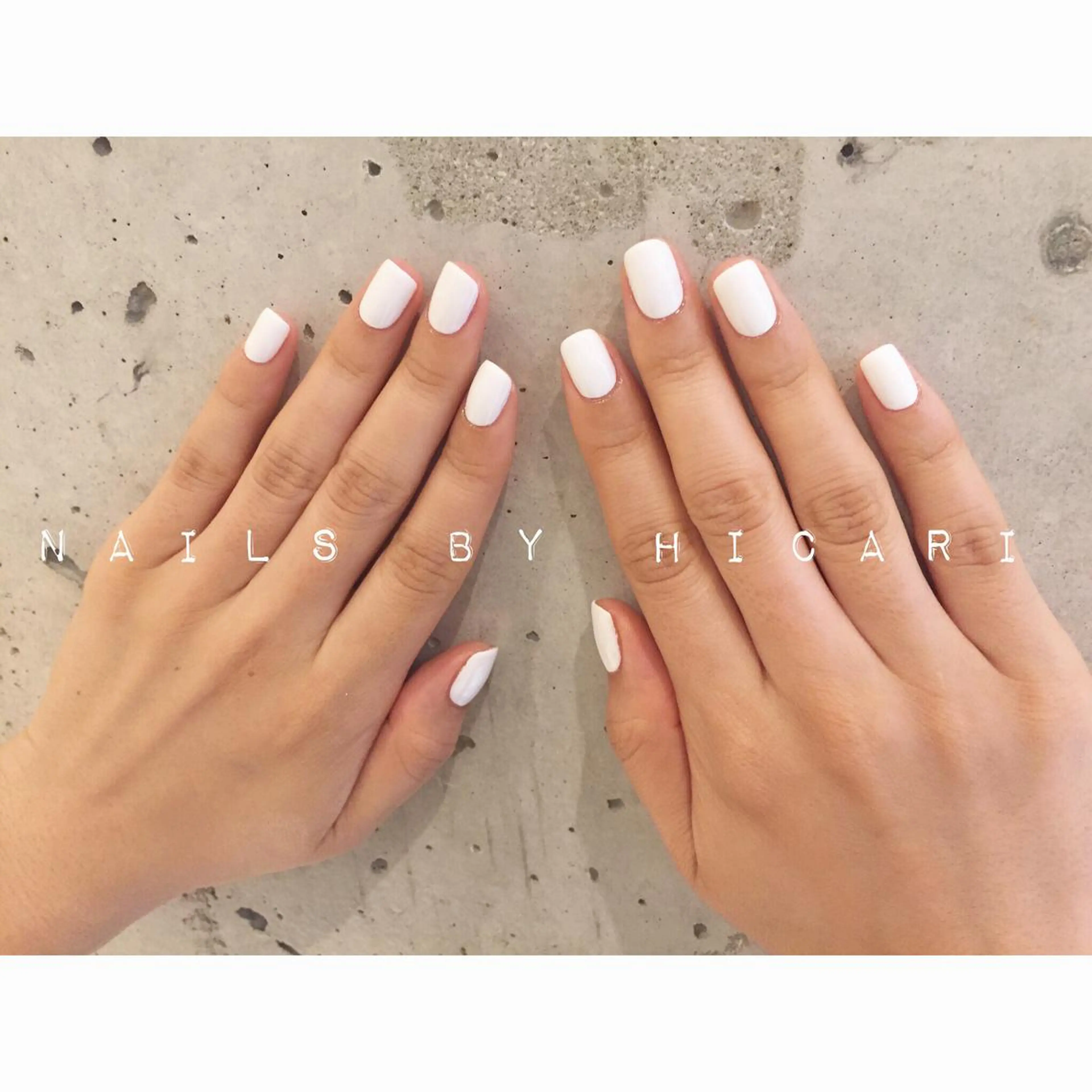 ショート カラー ネイル マツエク・マツパ illum hicariのネイルデザイン