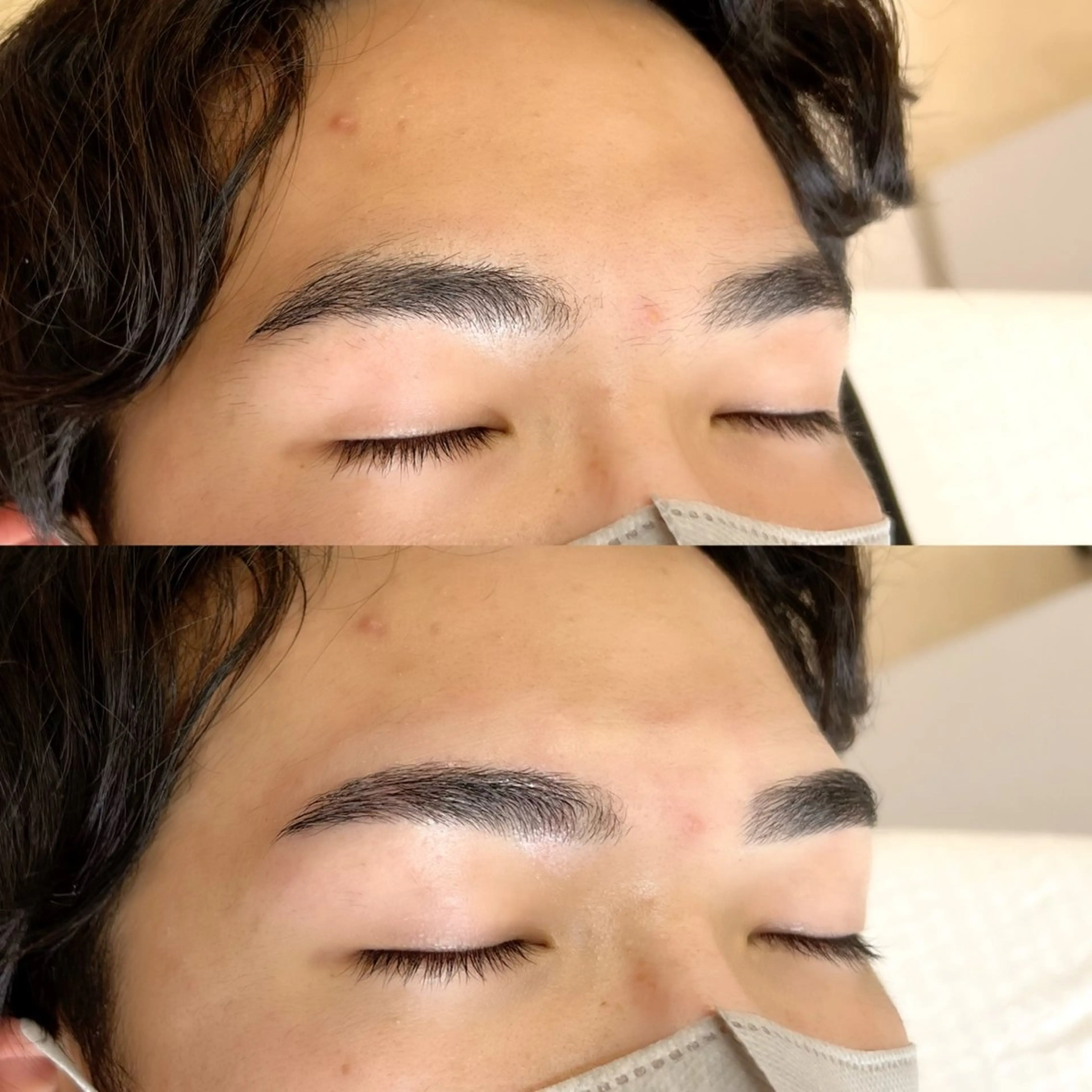 メンズ アイブロウ ハーブピーリング専門 毛穴洗浄❤️眉waxのエステ・リラクイメージ