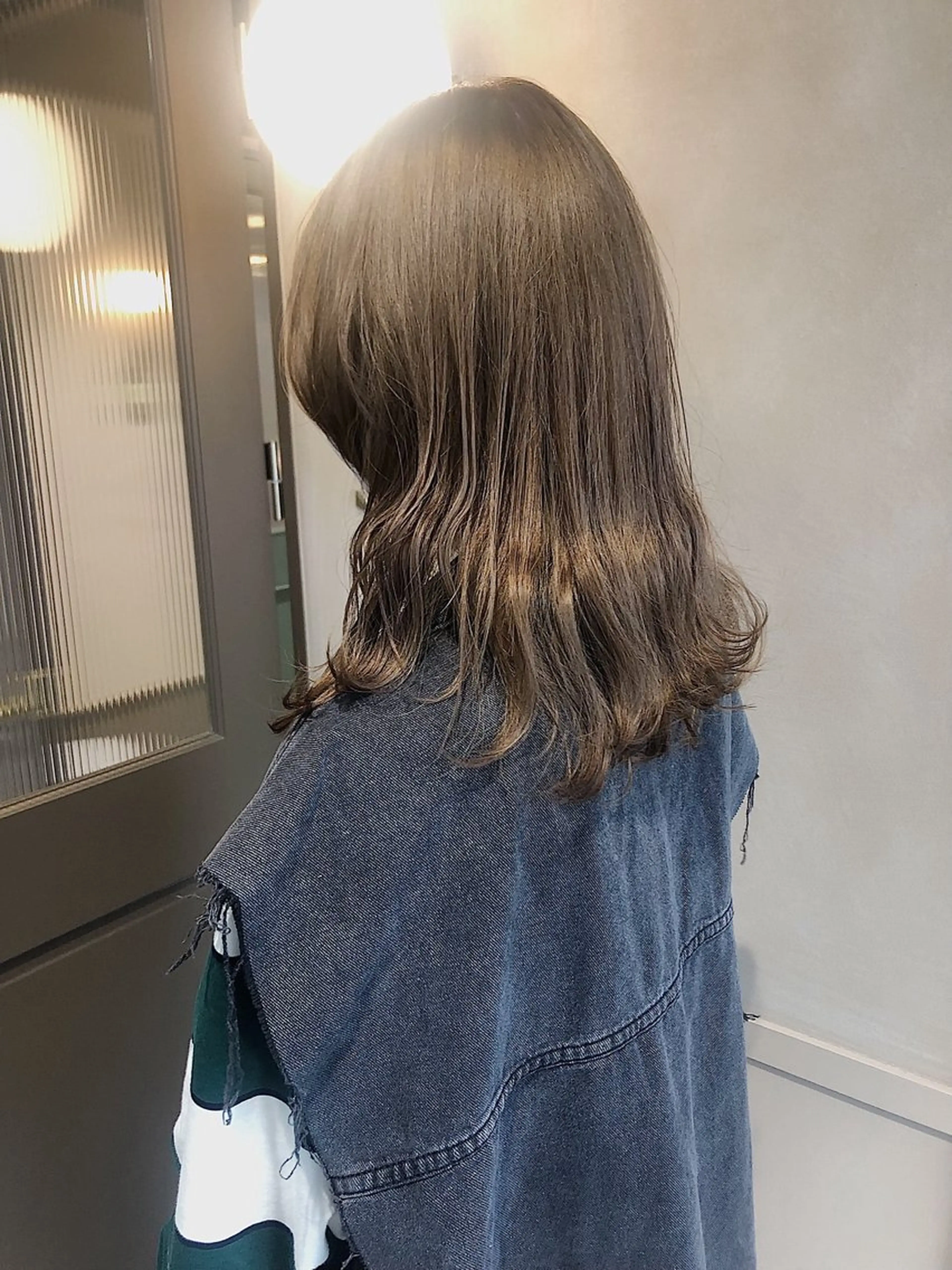 セミロング カット ヘアカラー トリートメント 所渉/韓国レイヤー /ウルフカットのヘアスタイル