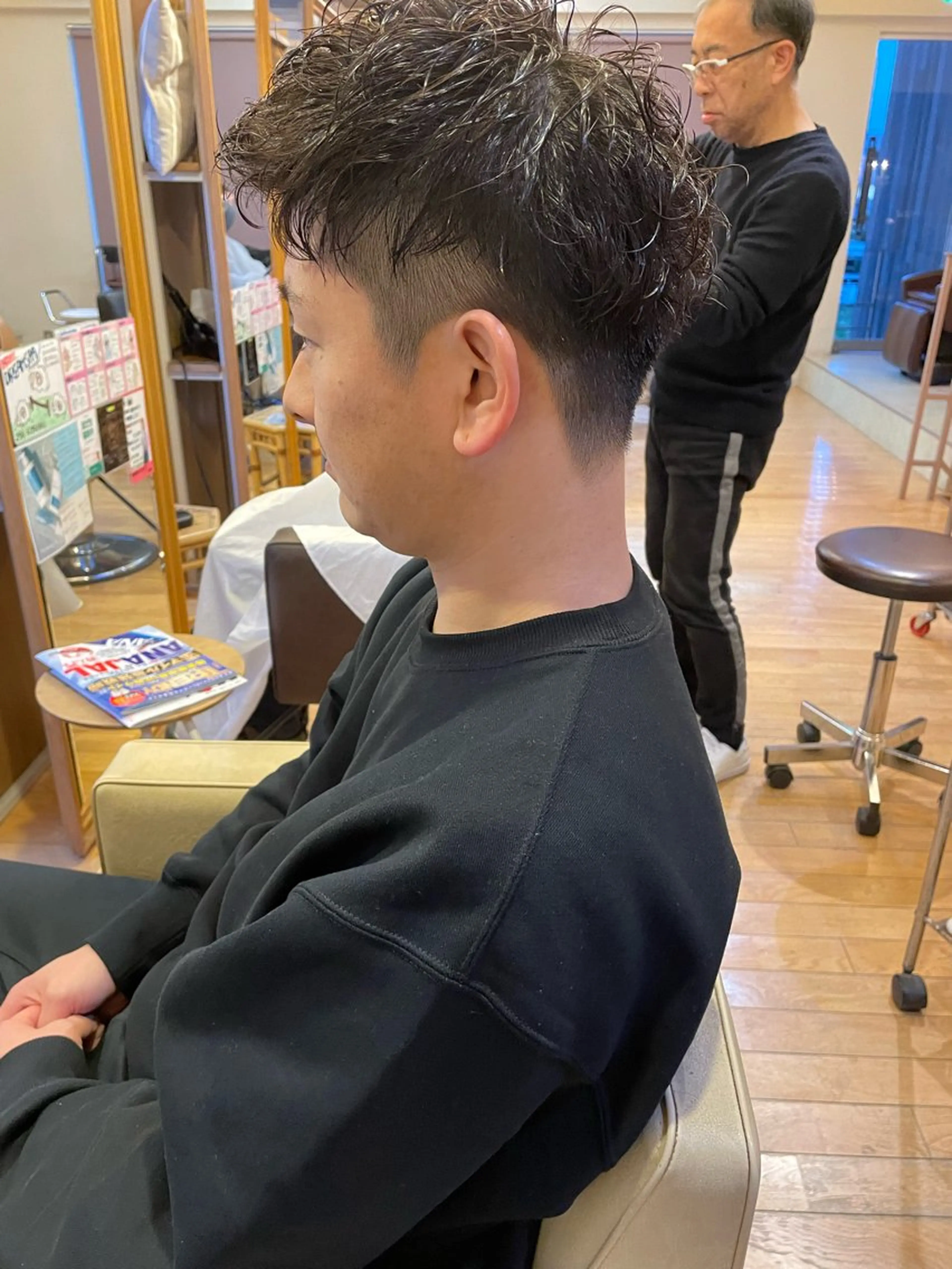 パーマ メンズ カット パーマ 村松 寛太のヘアスタイル