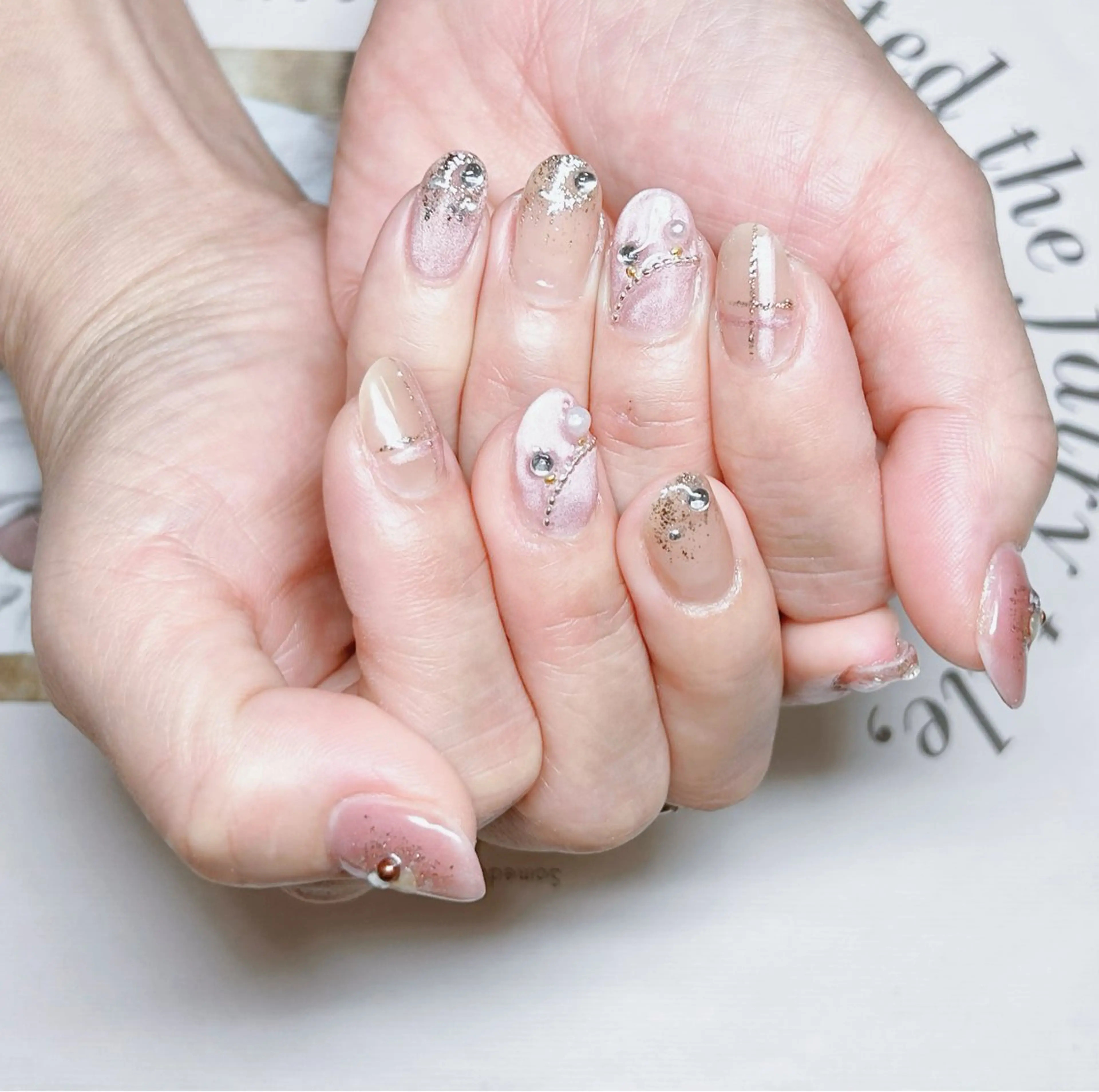 ［ミニモ学割］（オフ込み）💅120分持ち込みデザインコース🎀🎀、ご来店の前に写真を送っておお願いしますの写真