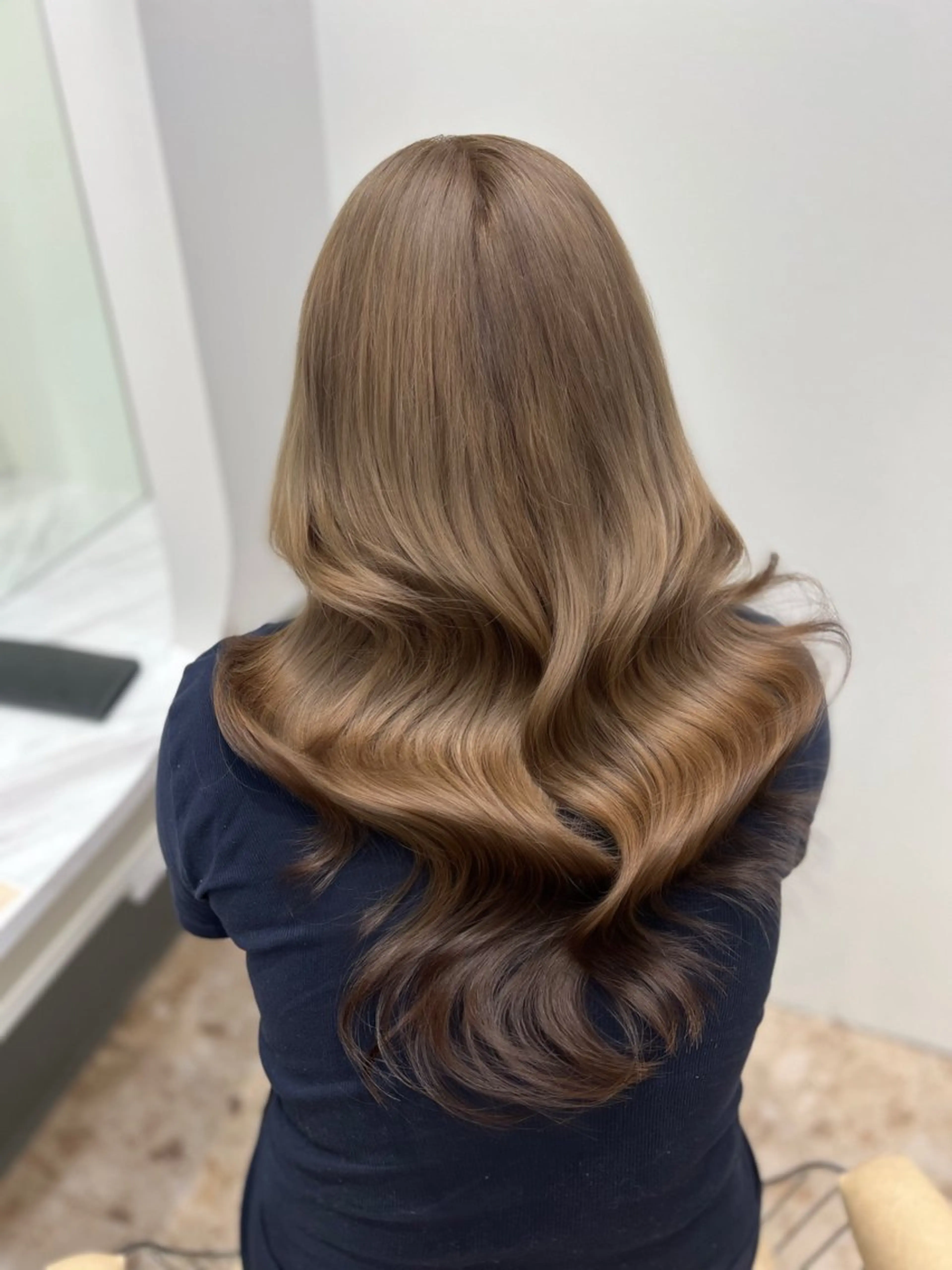 ロング カラー 髪質改善/レイヤー/ 透明感カラー/桃谷翼のヘアスタイル