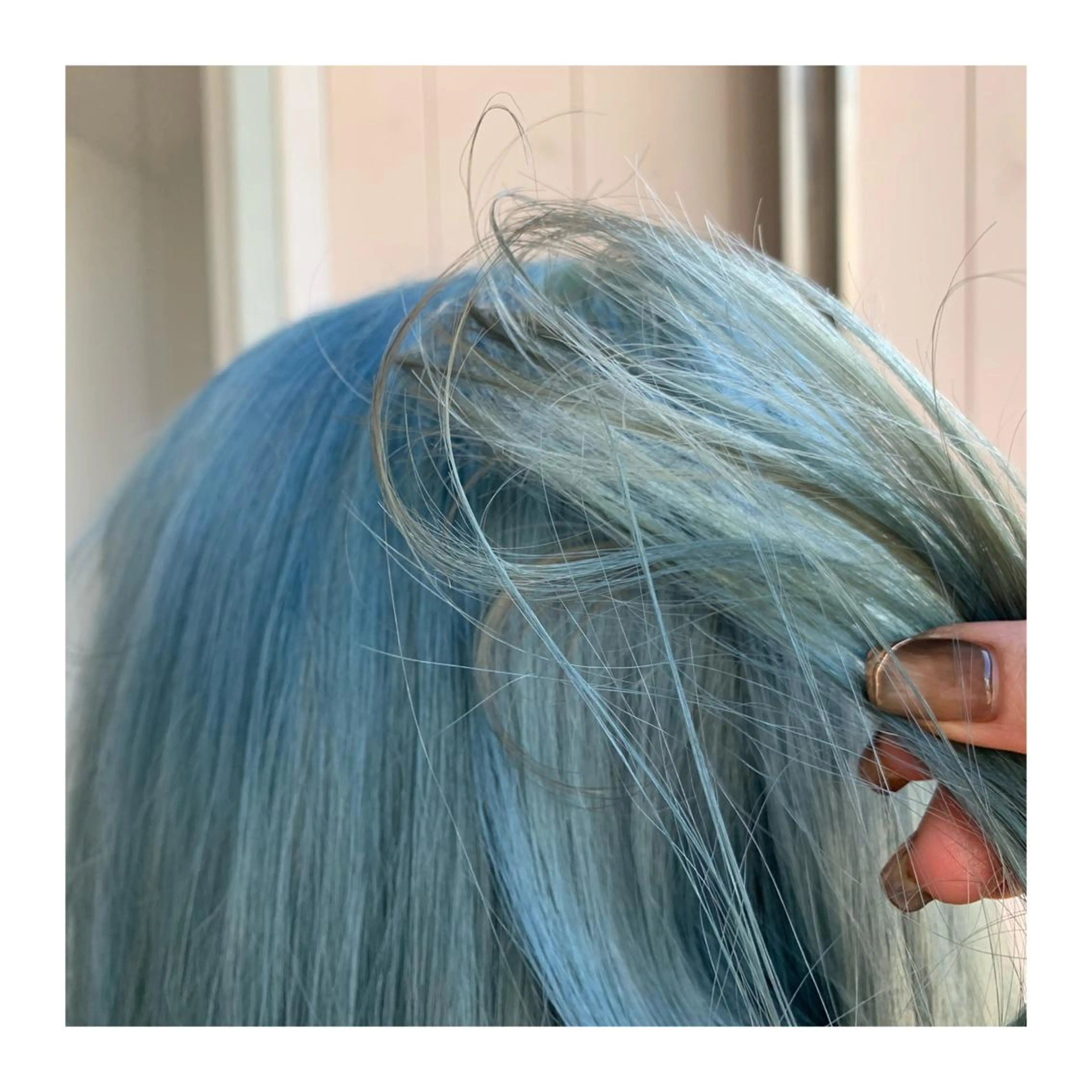 ロング カラー ヘアカラー トリートメント あべ ゆうかのヘアスタイル