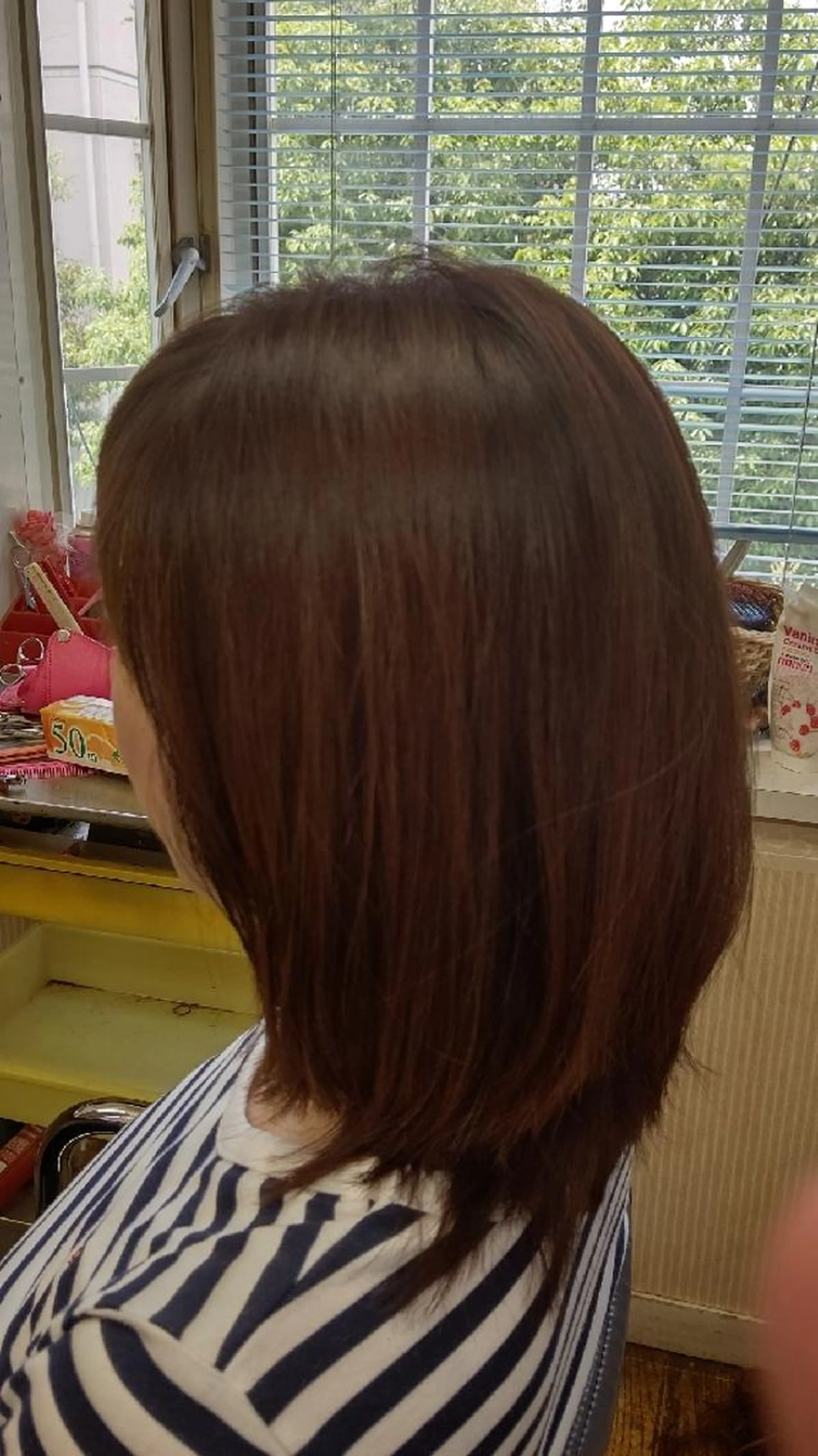 似合わせカット＋髪質改善ストレートの写真