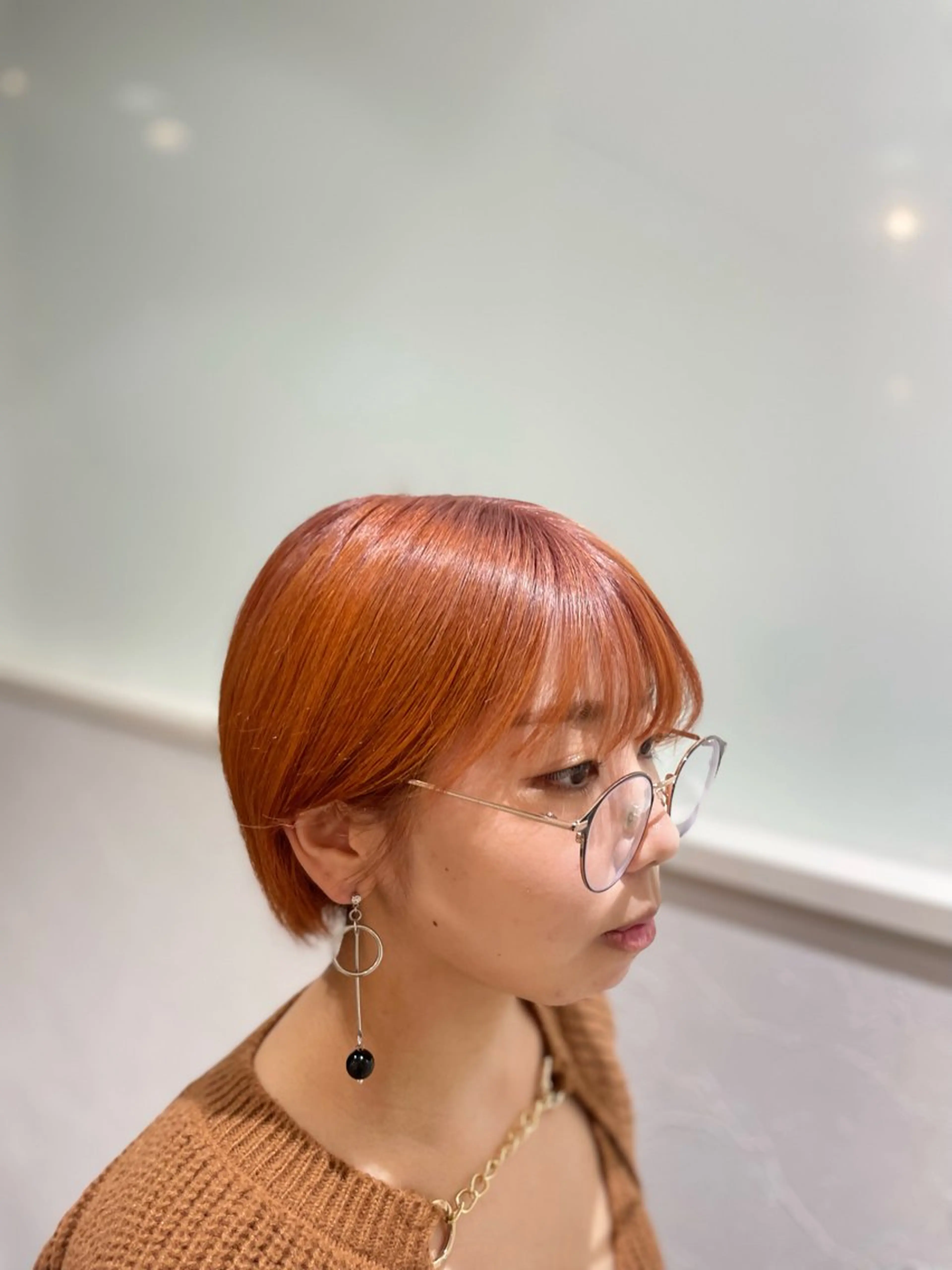 カラー ボブ/艶髪 soleilrukaのヘアスタイル