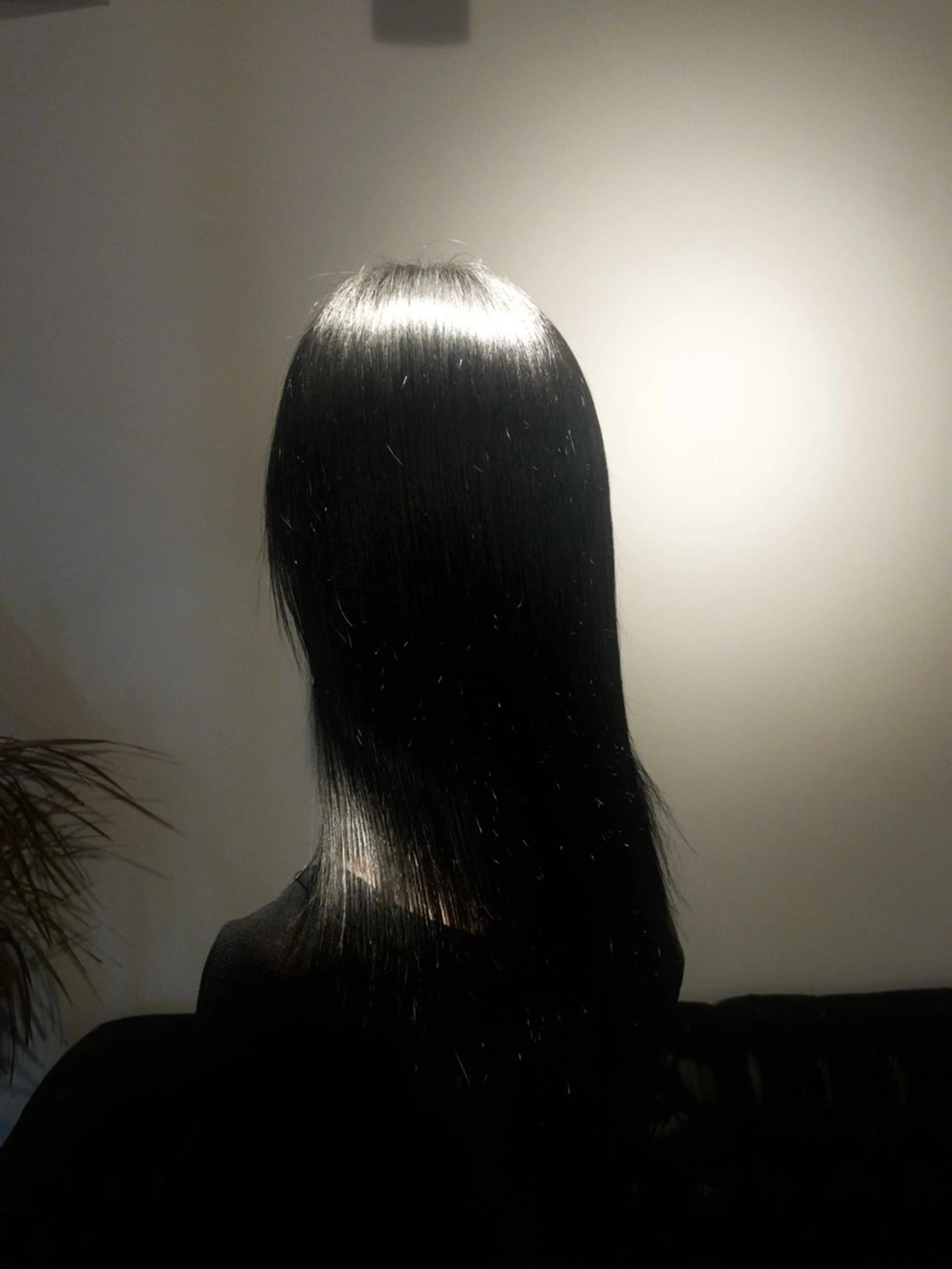 ロング カラー 黒髪 ブルーカラー ブルーブラック 平塚/透明感カラー/ 湘南/結花のヘアスタイル