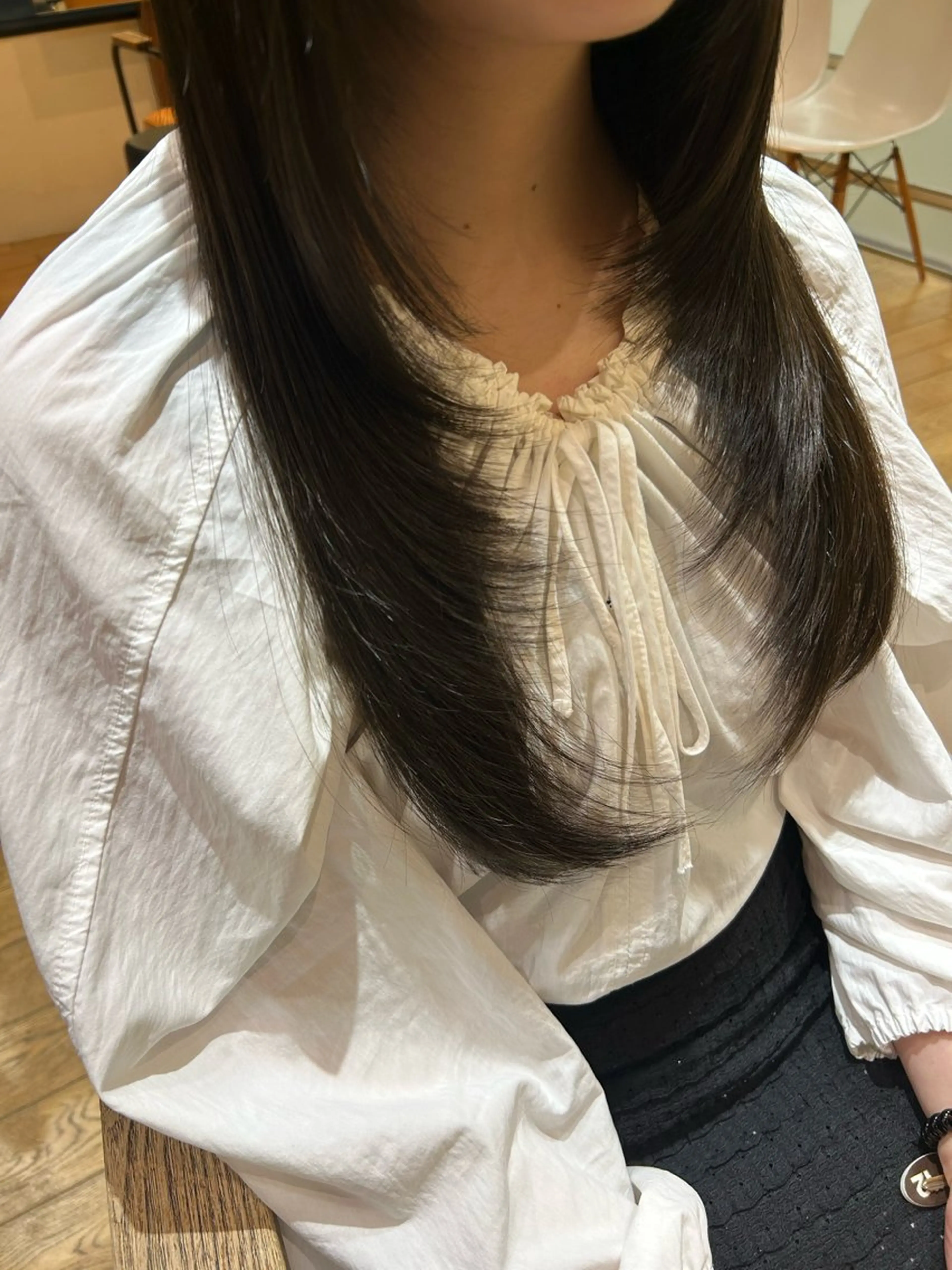 ロング カラー ヘアカラー 透明感カラー/ 艶カラー/ここ🍒のヘアスタイル