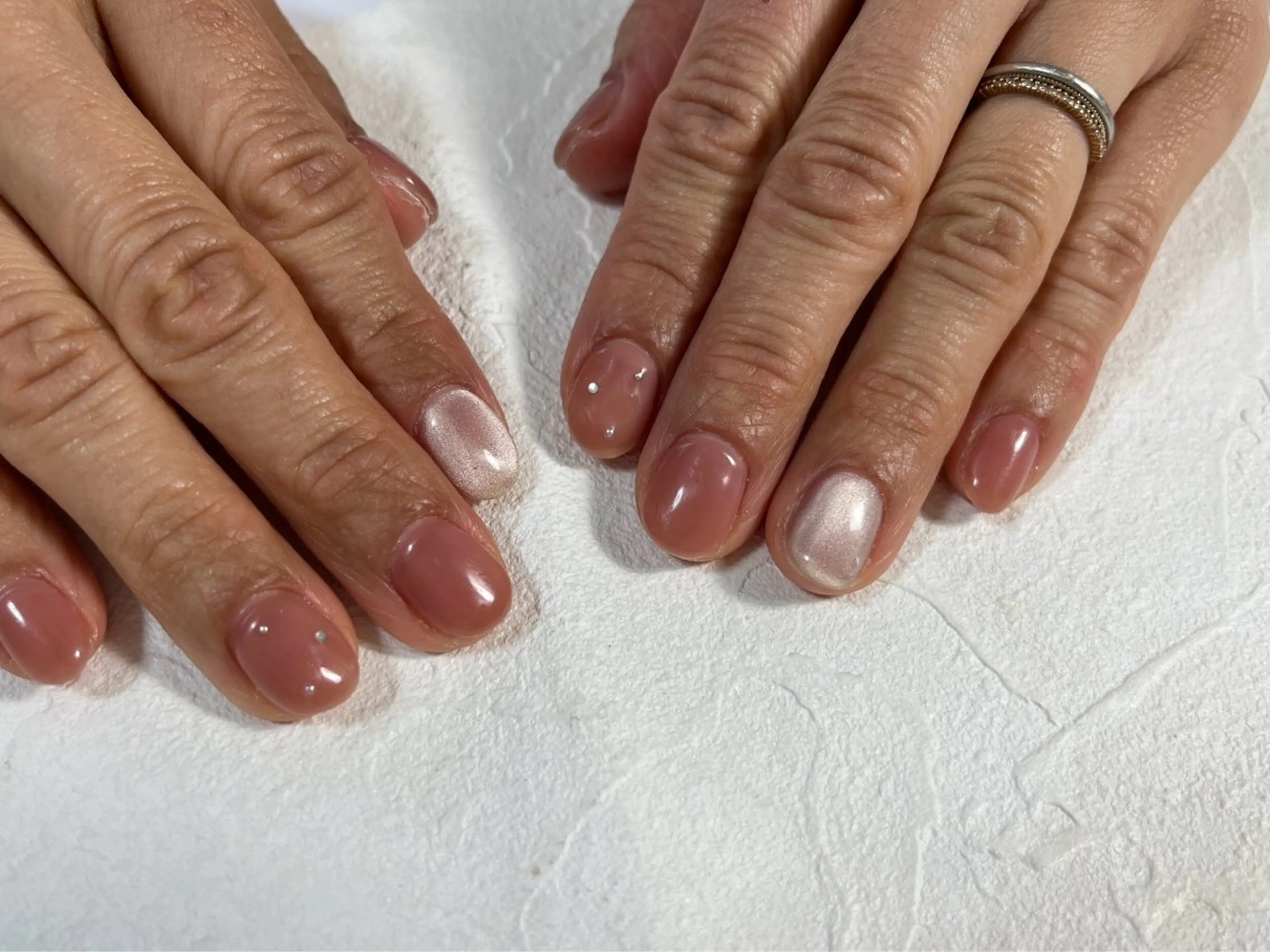 ネイル オーロラネイル フラワーネイル フットネイル フレンチネイル ジェルネイル ハンドネイル kiki nail たまプラーザのネイルデザイン