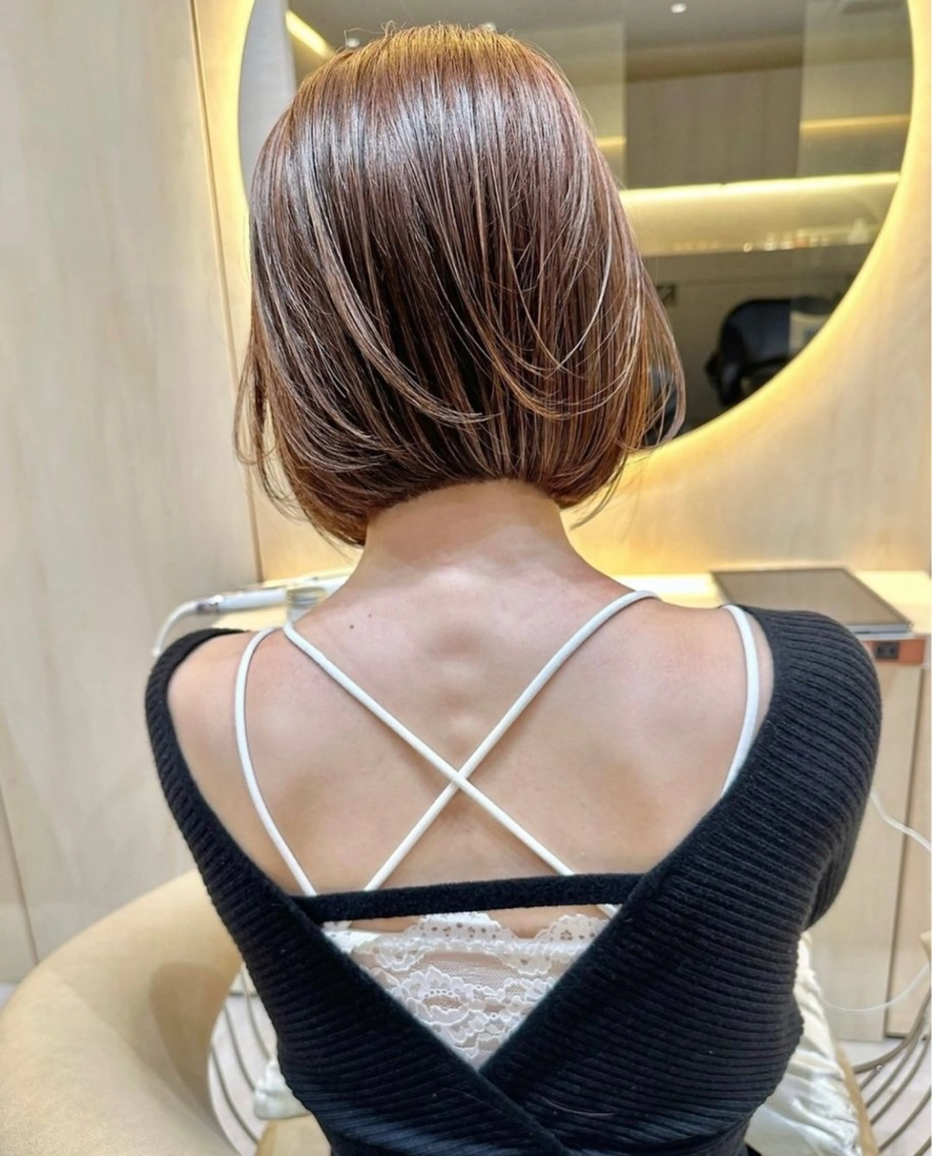 ショート カラー カット ヘアカラー トリートメント レイヤーカット/髪質 改善/矯正🤍吉田のヘアスタイル