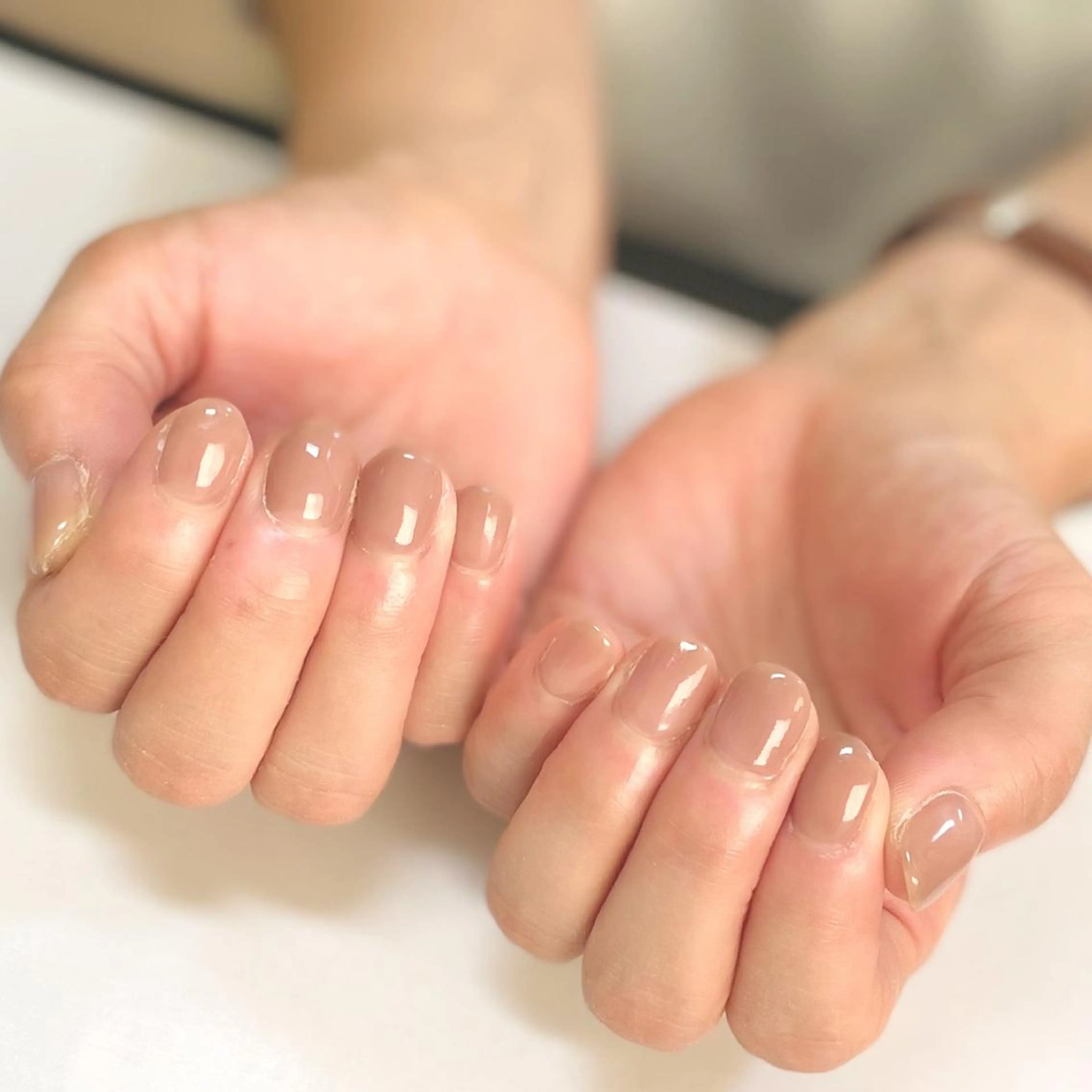 ネイル ジェルネイル ワンカラーネイル KOMINE TOMOKOのネイルデザイン