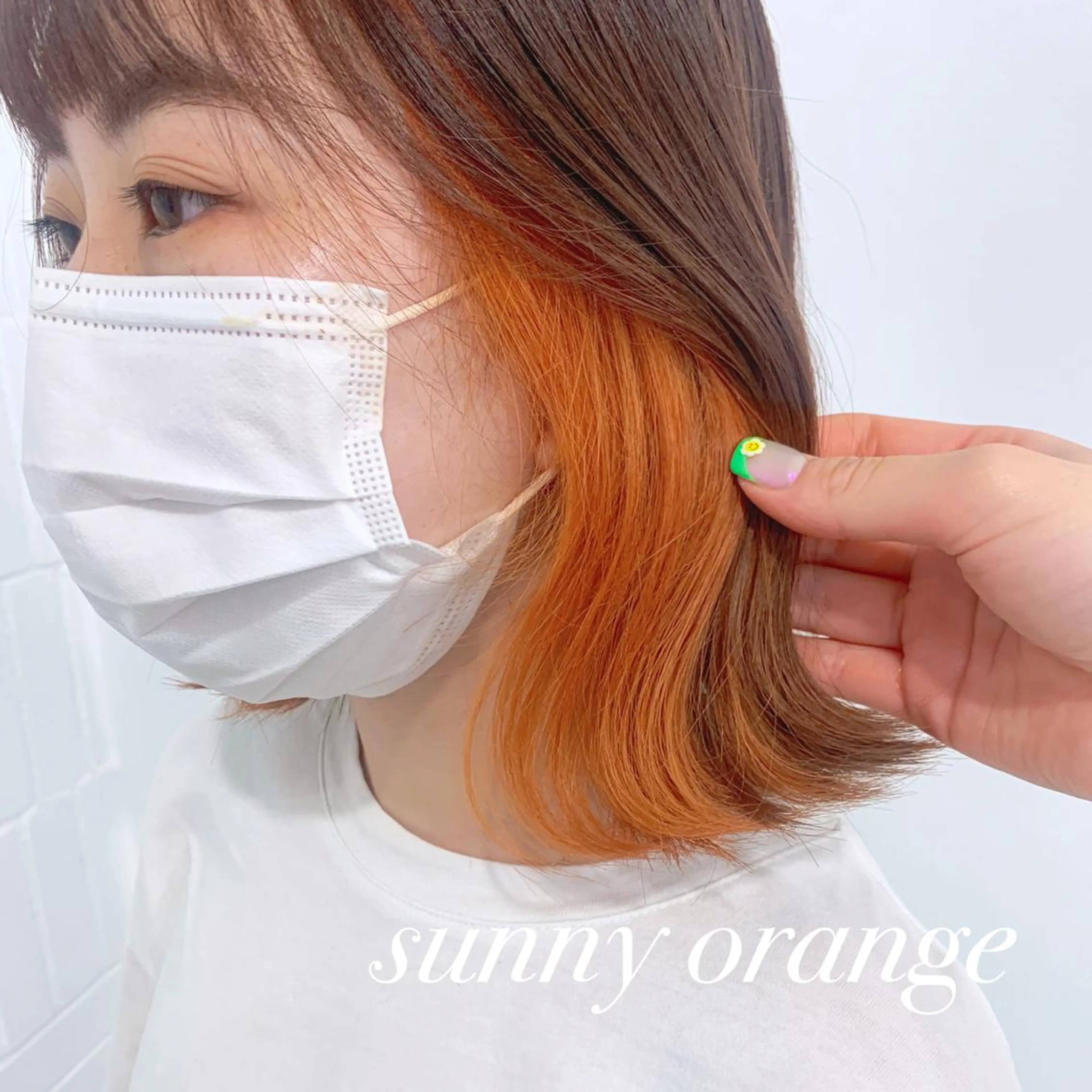 ミディアム 🍒暖色✖️レイヤー ／Haruna🍒のヘアスタイル