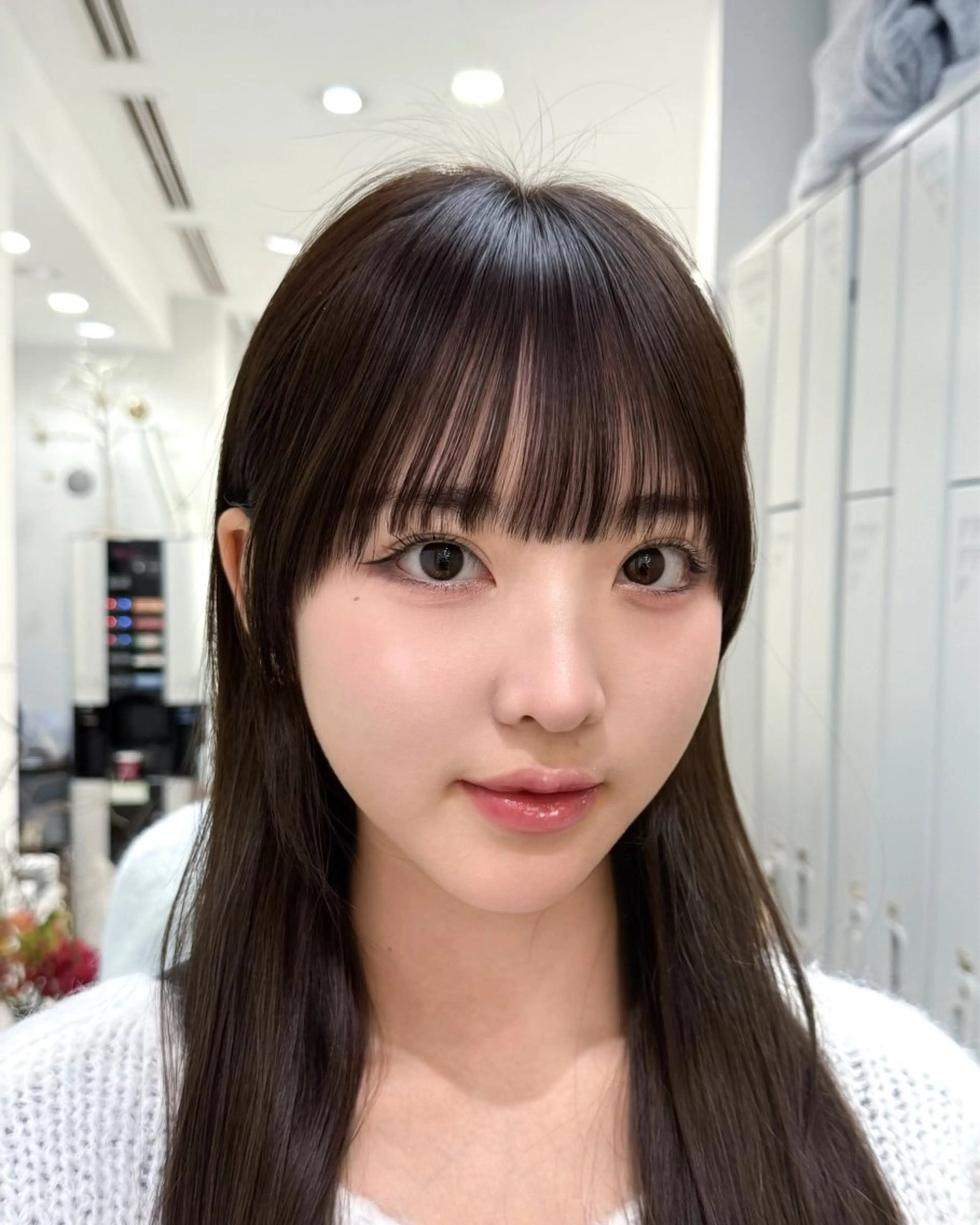 ロング カット トリートメント 韓国ガーリーヘア🎀 Sayaka🤍のヘアスタイル