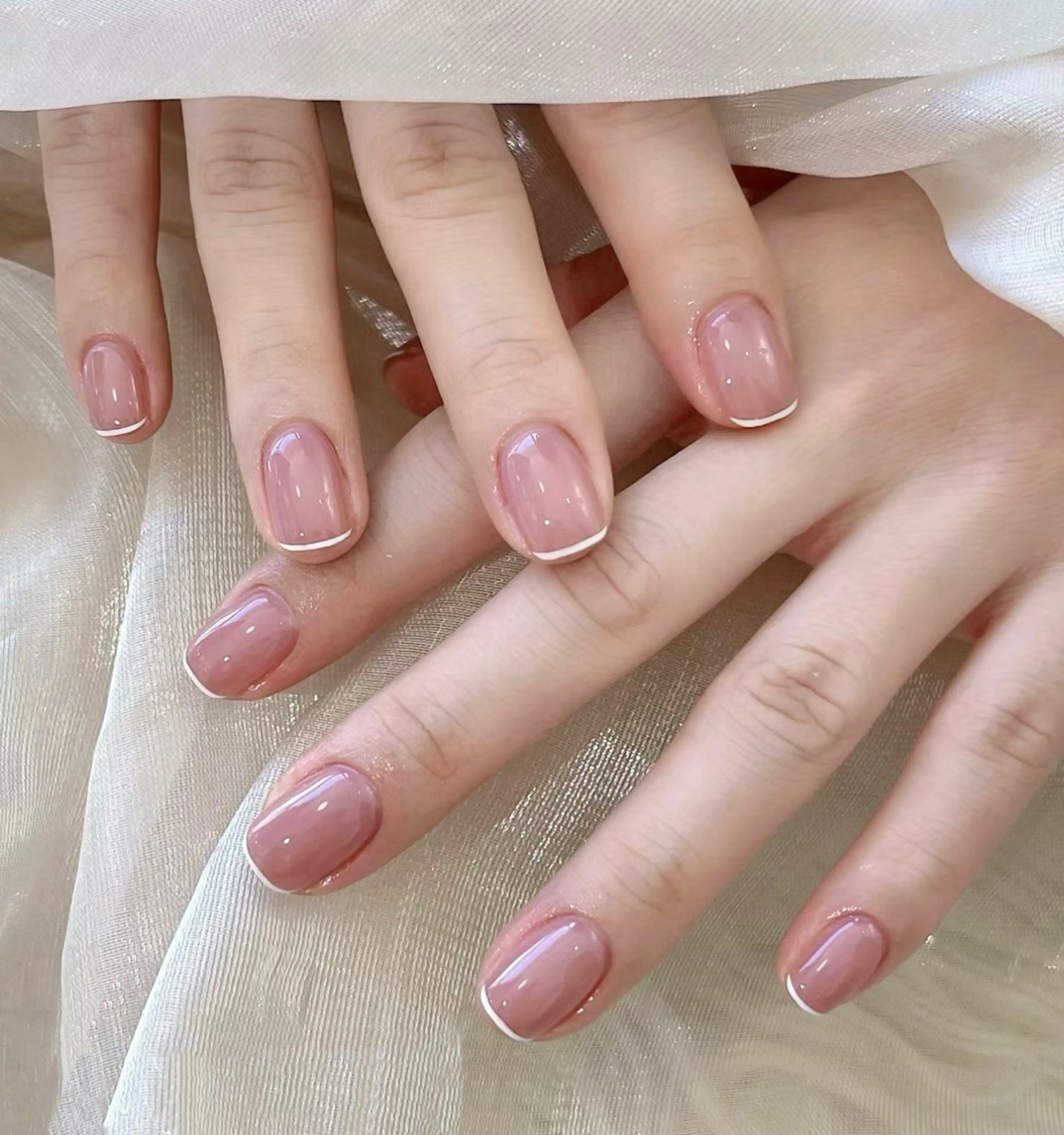 ネイル フレンチネイル ハンドネイル ハンドケア 💕Dreamy KIYO💕のネイルデザイン
