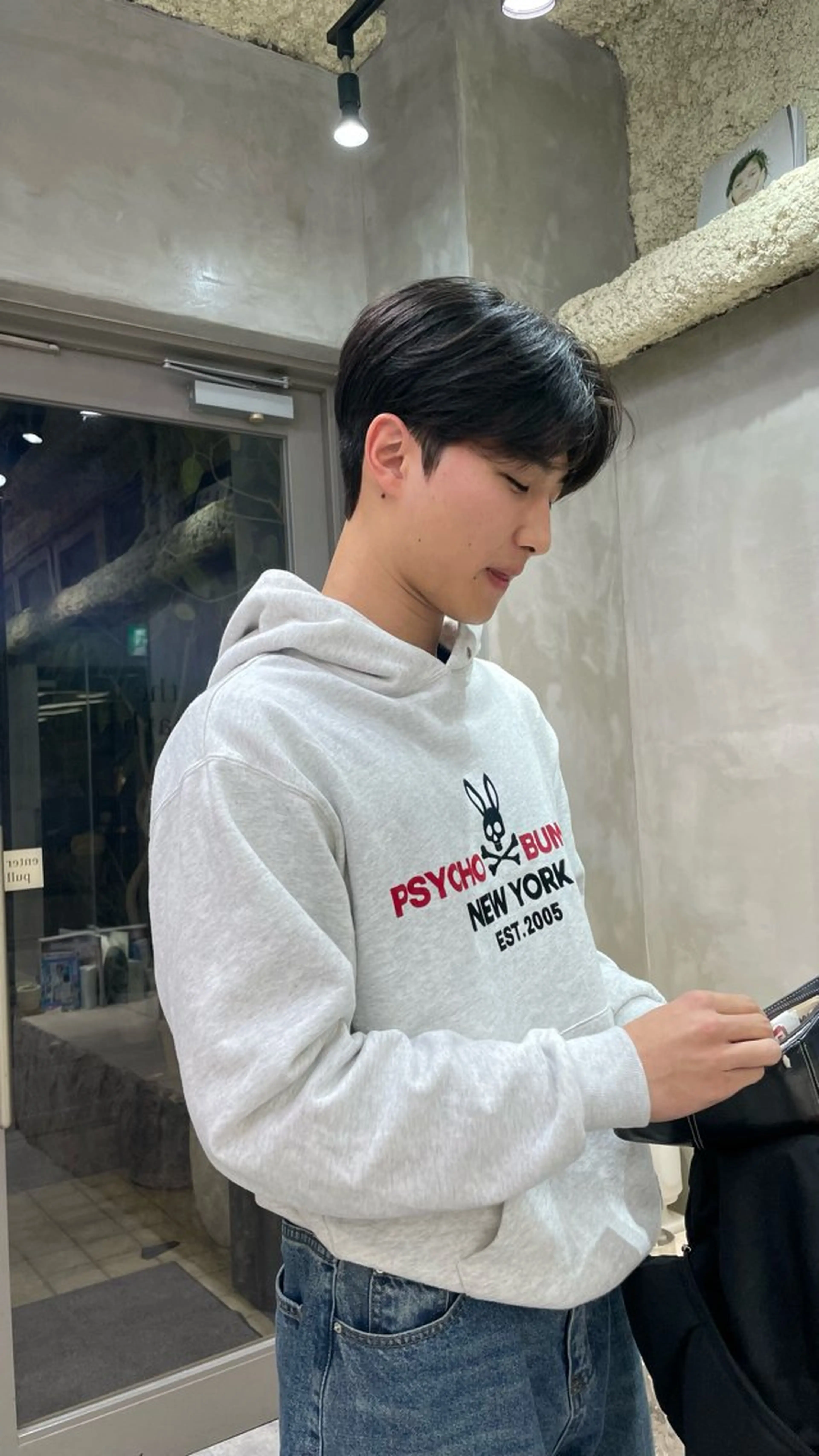 メンズ ダウンパーマ メンズ韓国風 メンズパーマ the path Seiyaのヘアスタイル