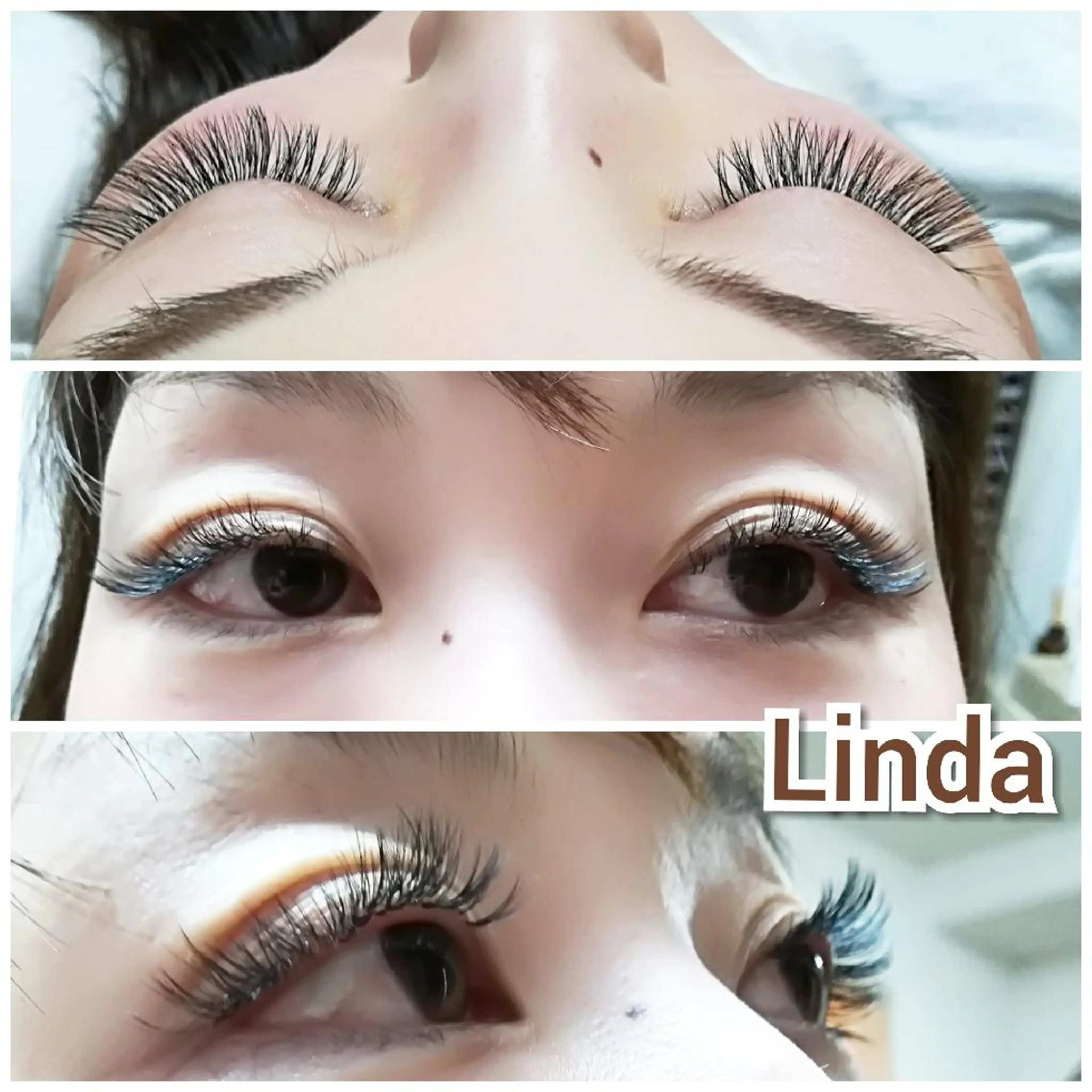 マツエク・マツパ 付け放題 ボリュームラッシュ linda lashesのマツエク・マツパデザイン