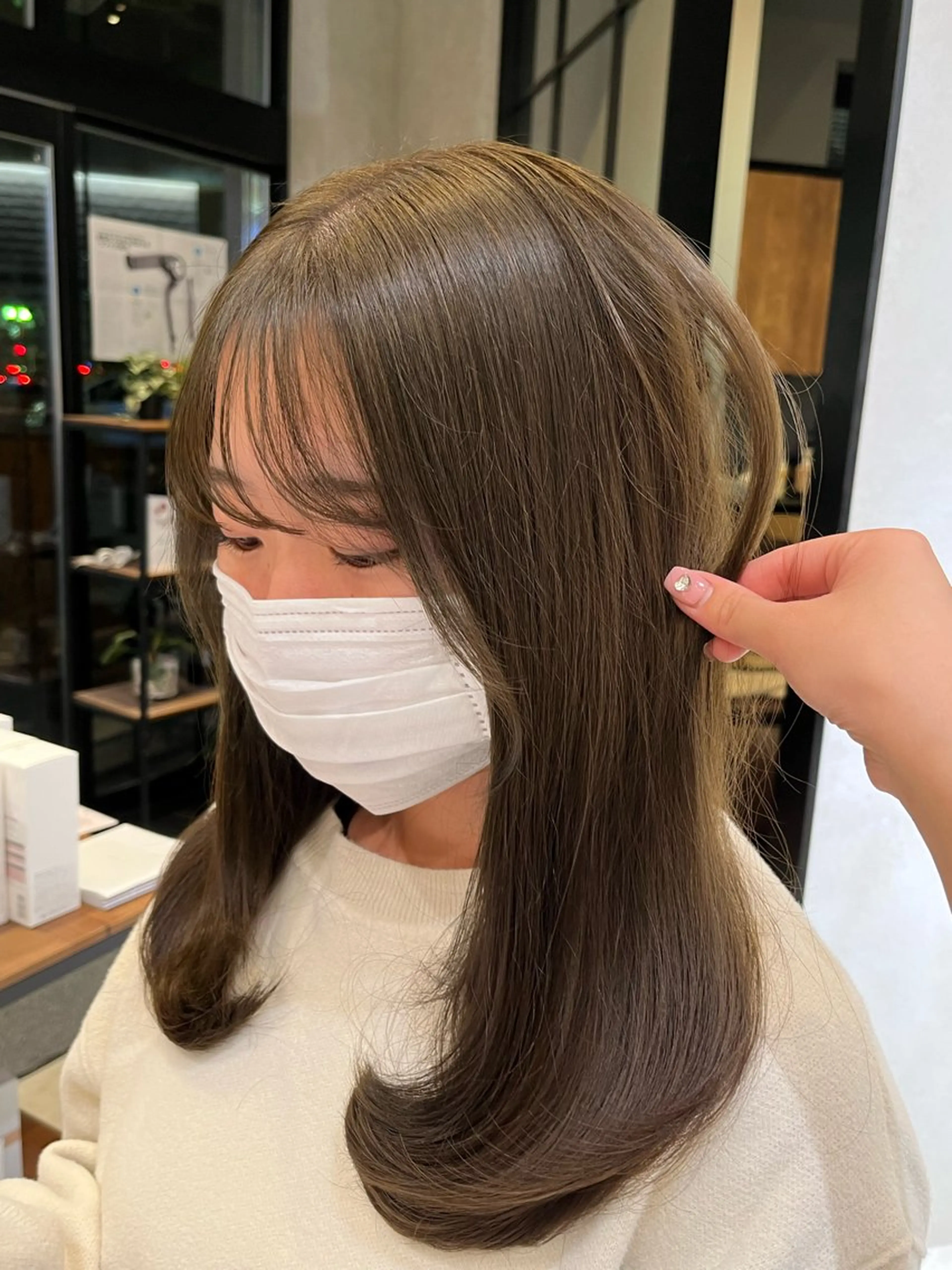 ロング カラー yuuri🎀/大宮 /韓国ヘア/レイヤーのヘアスタイル