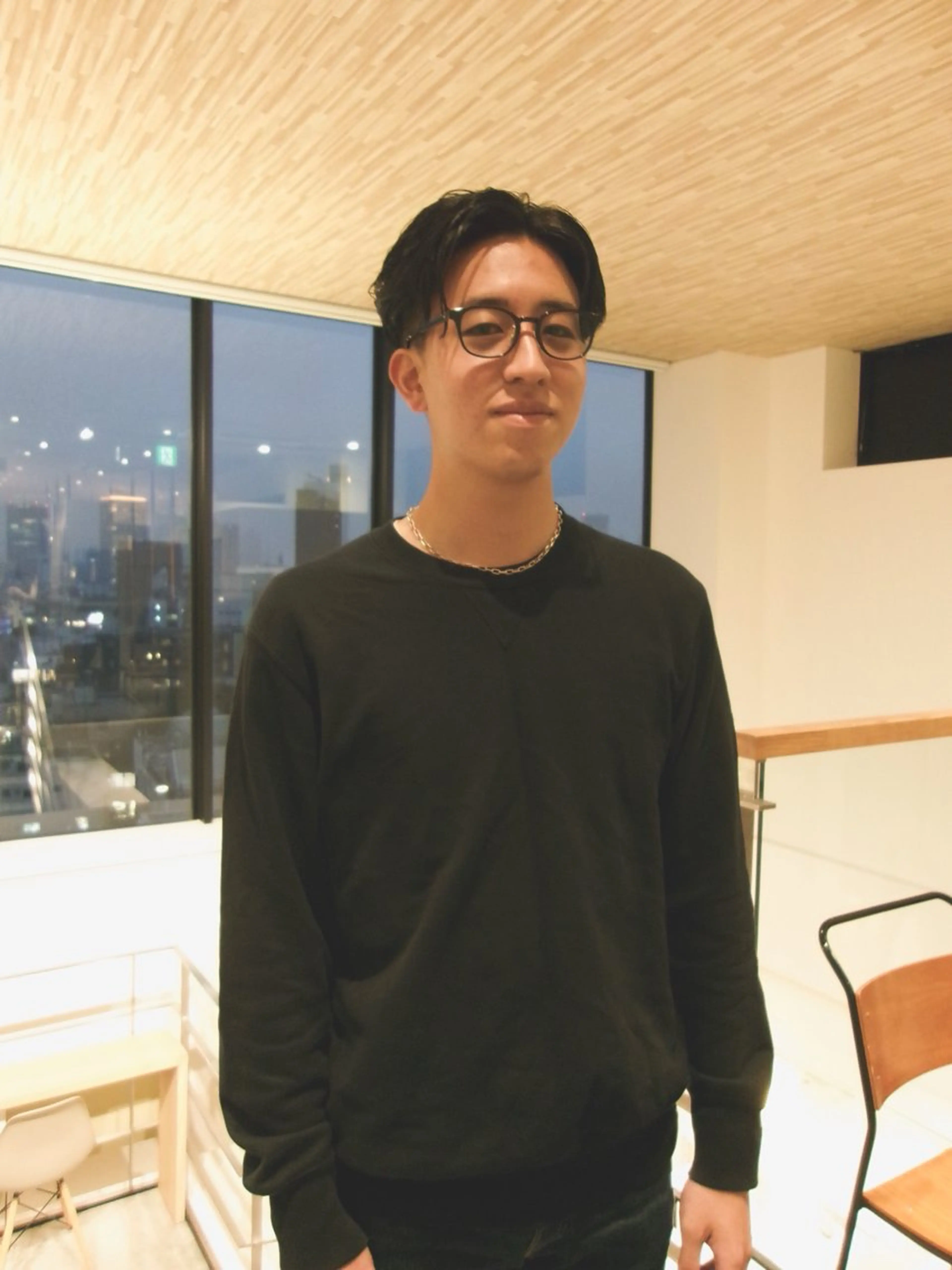 ショート パーマ メンズ メンズパーマ ニュアンスパーマ カット パーマ ヘアセット GO TODAY シェアサロン 原宿本店所属・原宿↔︎浦和 美容師 折笠 亮のヘアスタイル