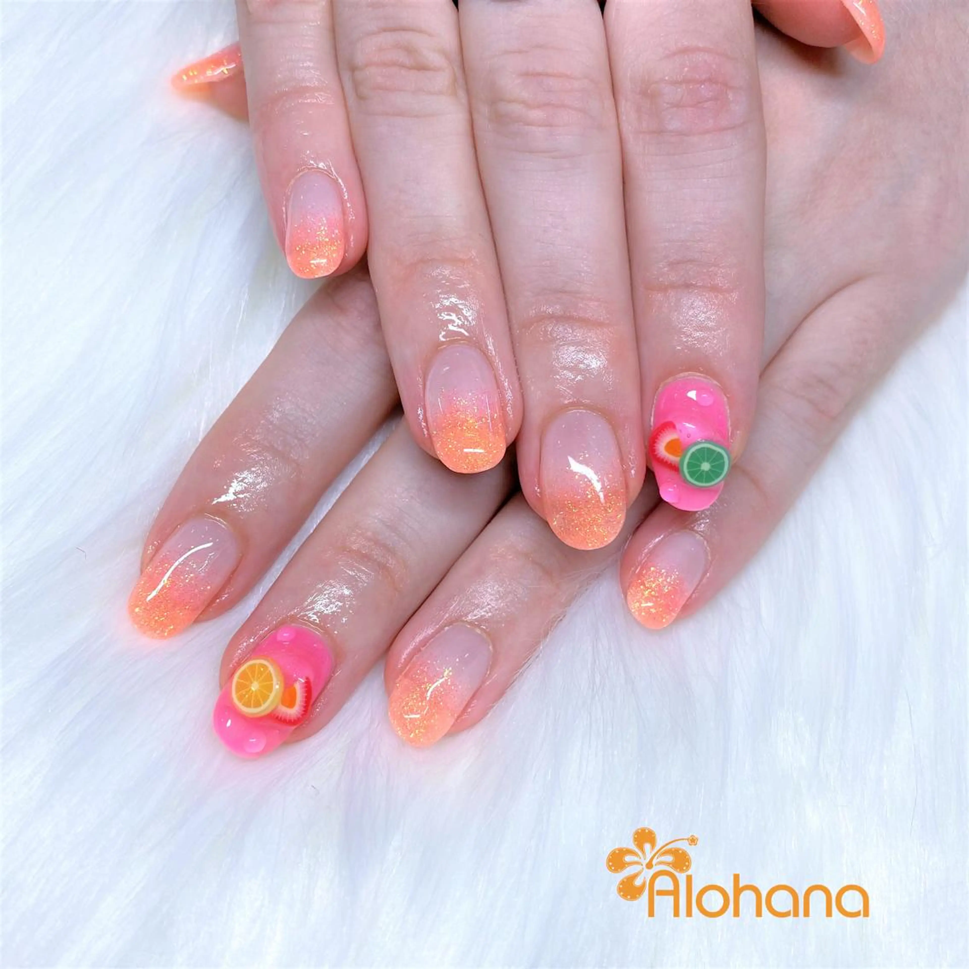 ネイル ハンドネイル Alohana Minaのネイルデザイン