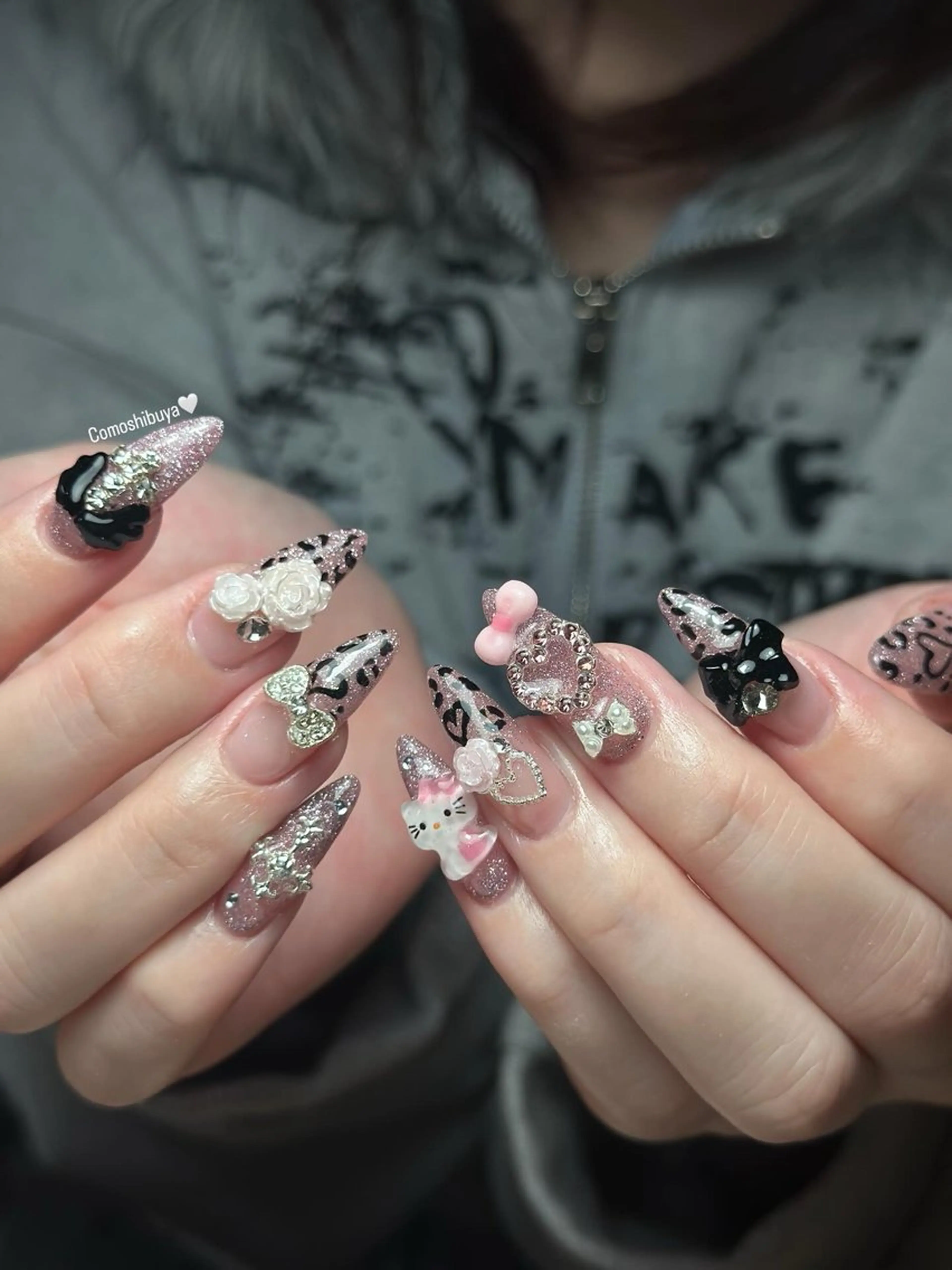ネイル 韓国ネイル シンプルネイル ワンホンネイル ハンドネイル CoMo Nailのネイルデザイン