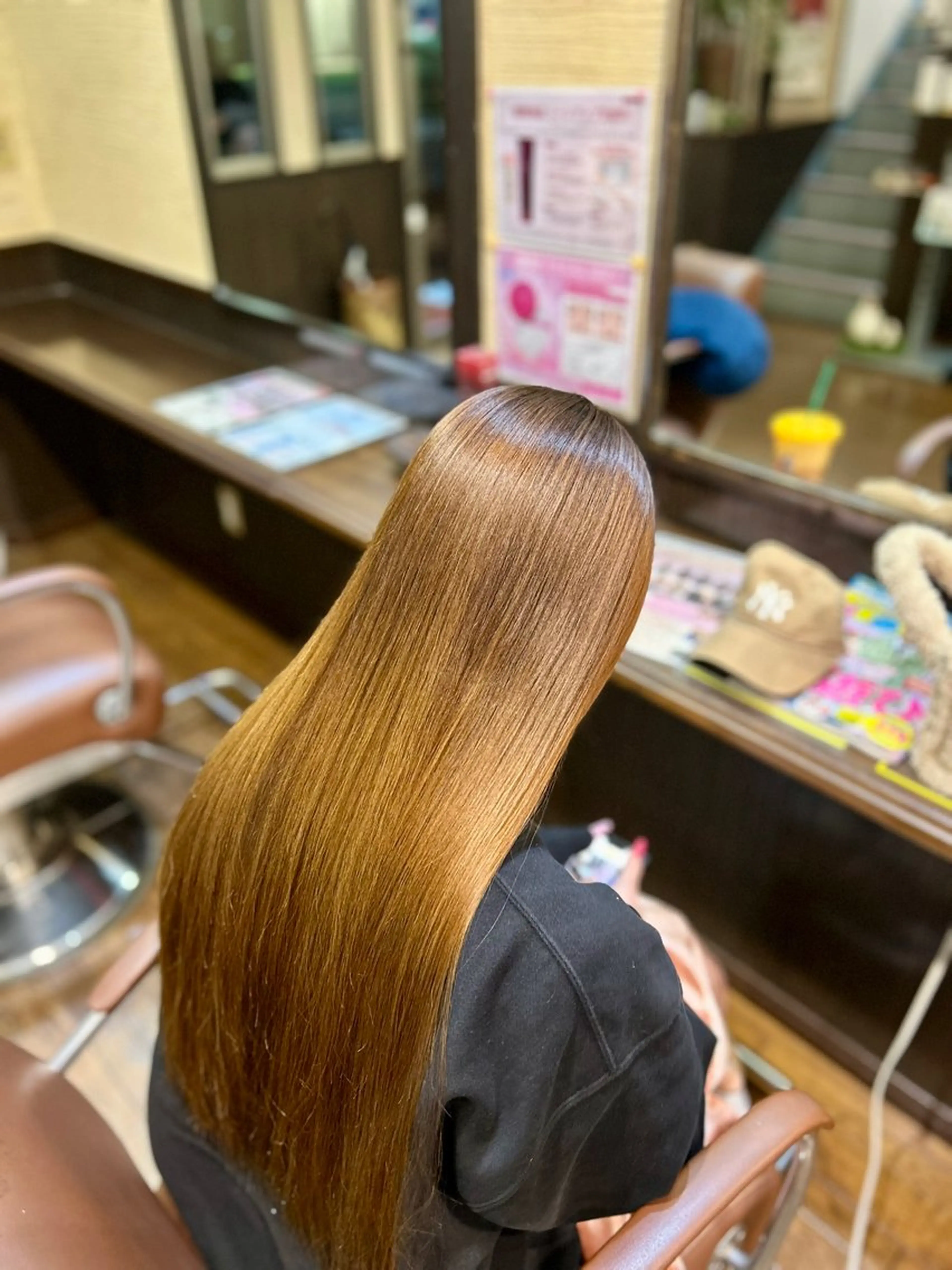 ロング 髪質改善 トリートメント 🔥中野聖人🔥 髪質改善カラー/ボブのヘアスタイル