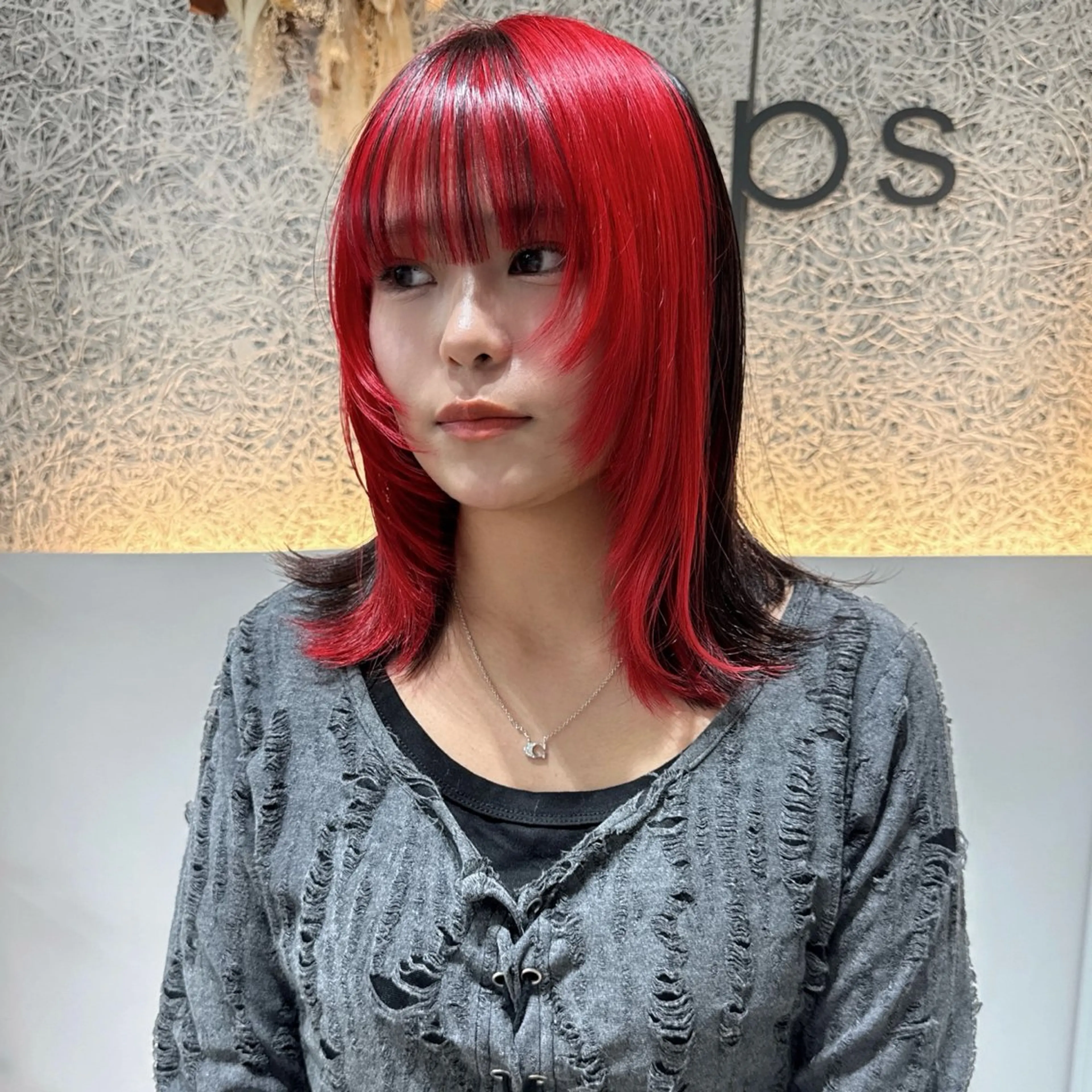 ミディアム カラー ブリーチ ブラウンカラー レッドカラー カット ヘアカラー 🌱ブリーチ・透明感 カラー/mapi🦭のヘアスタイル