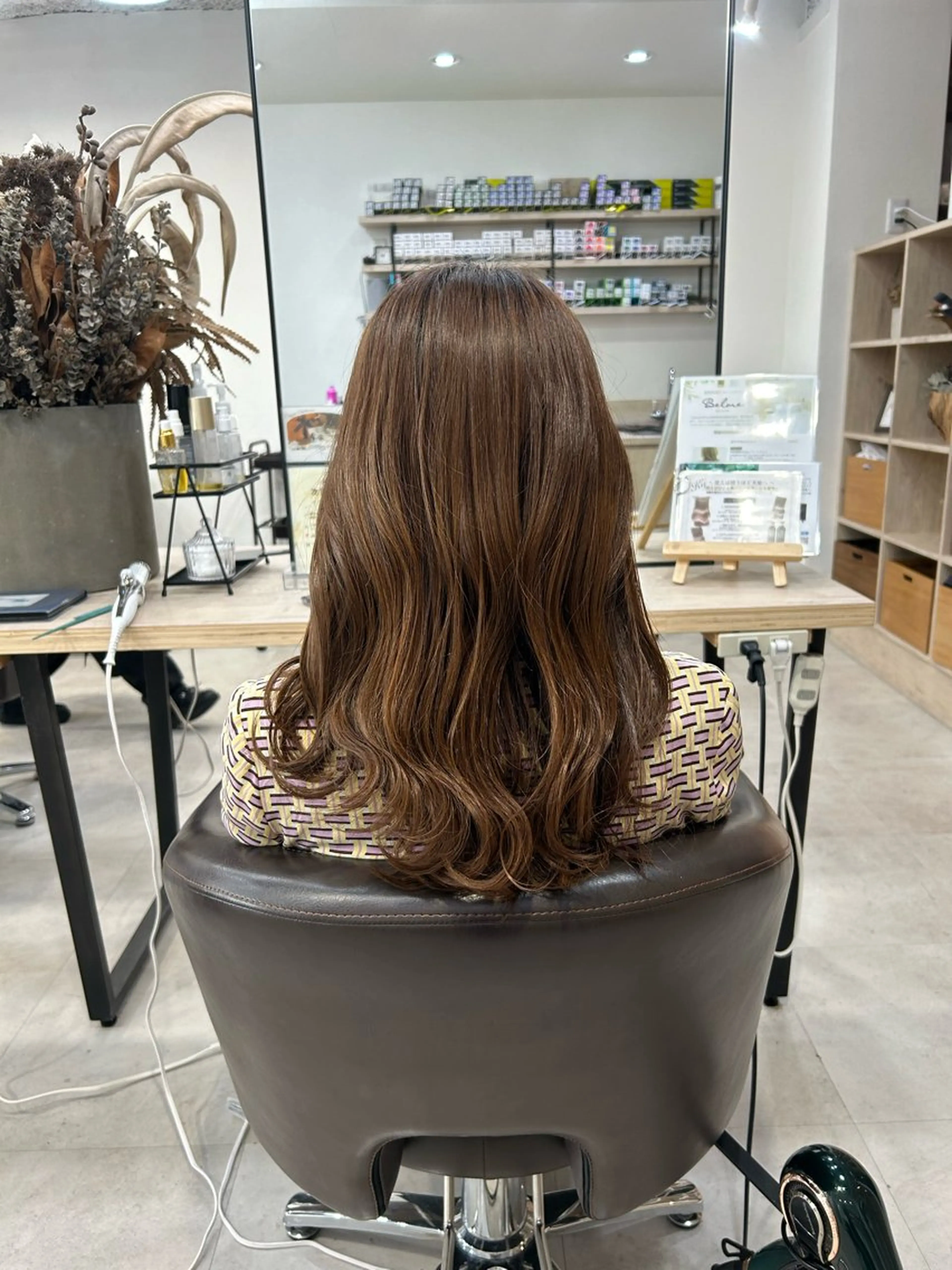 セミロング トリートメント 光を纏うツヤ感ロング Natsuki🤍のヘアスタイル