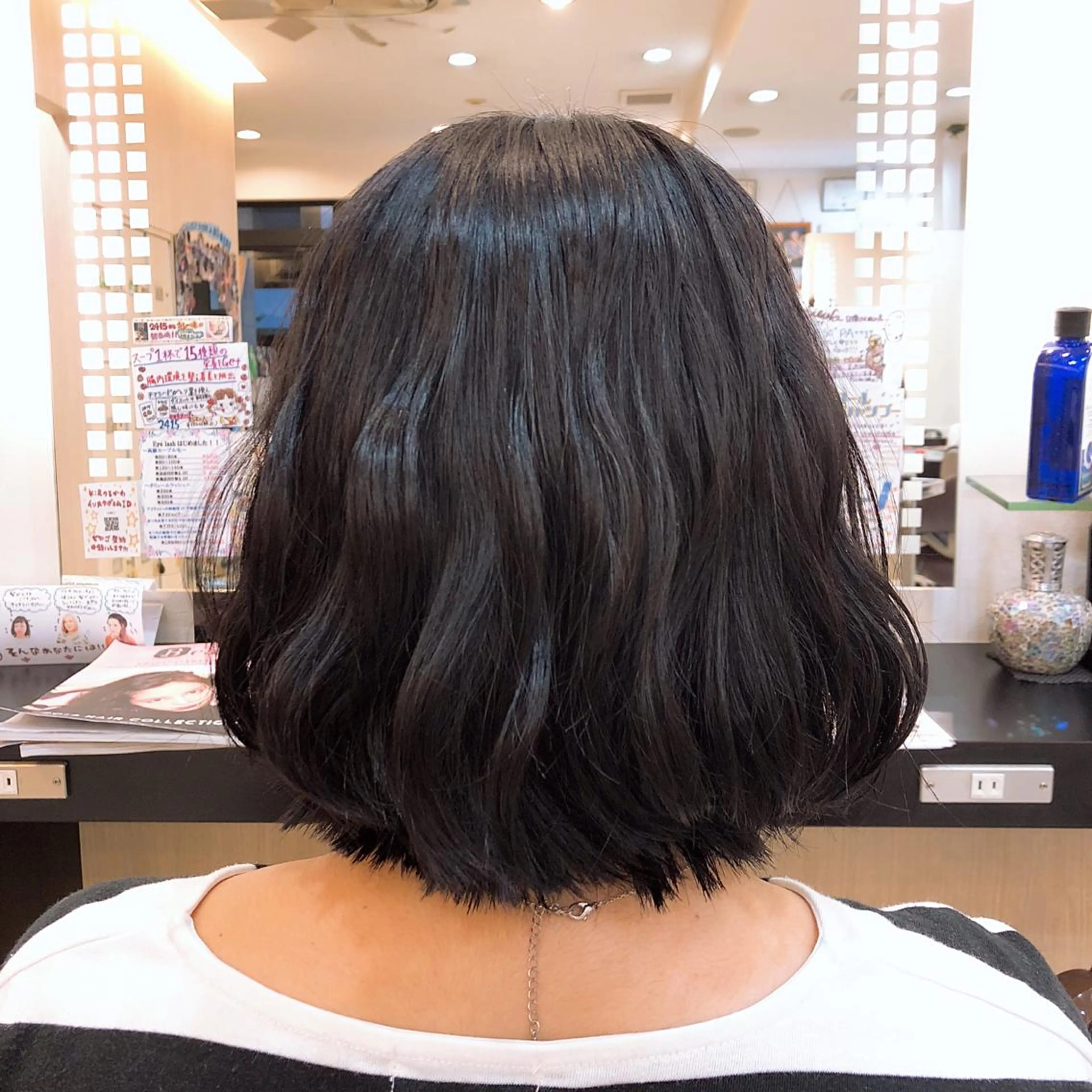 ミディアム カラー ヘアアレンジ リリー /Men's/パーマのヘアスタイル