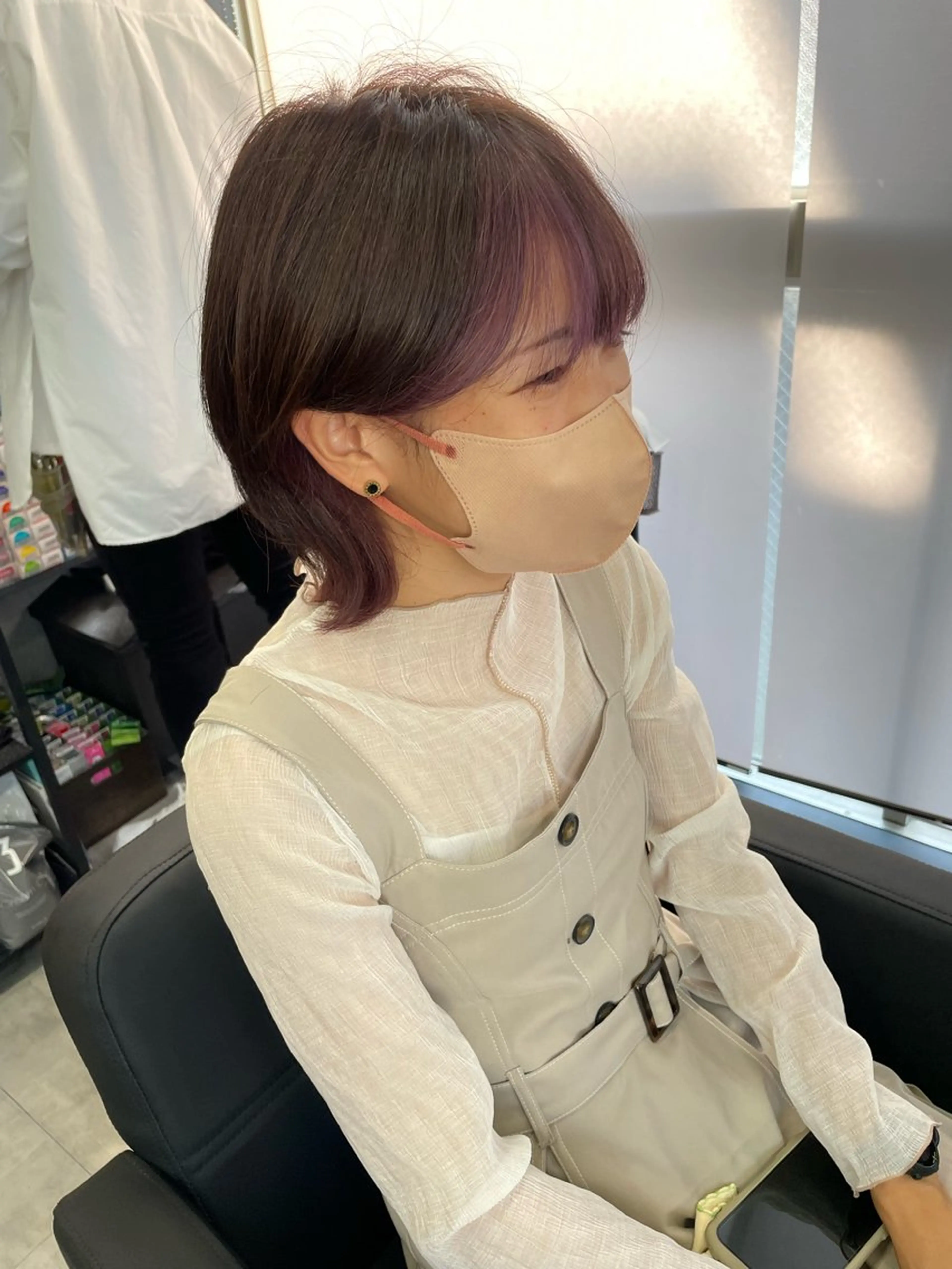 ショート 冨田 果歩のヘアスタイル