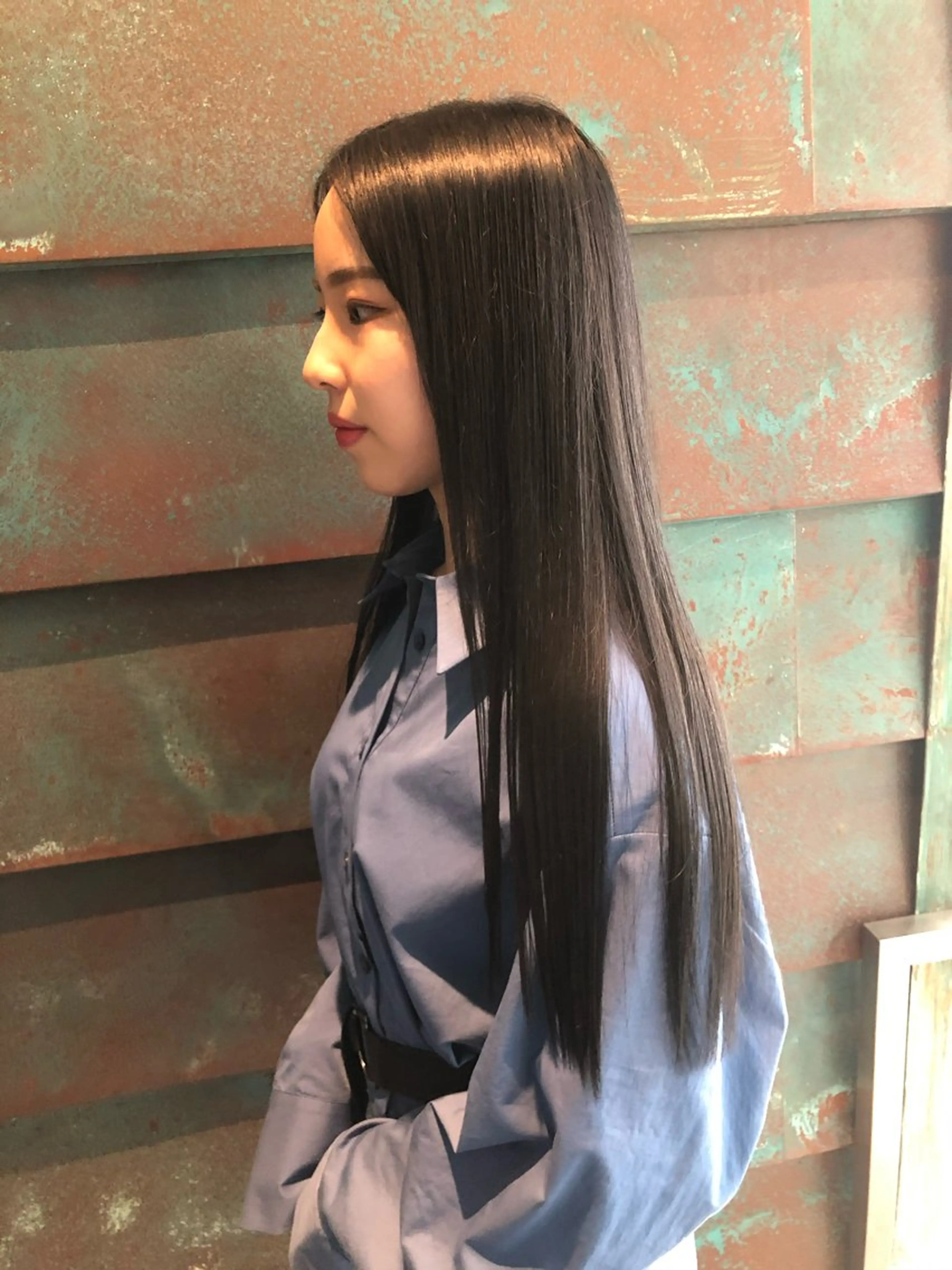 【質感チェンジ💎】似合わせカット＋酸性ストレート＋最高級トリートメントの写真