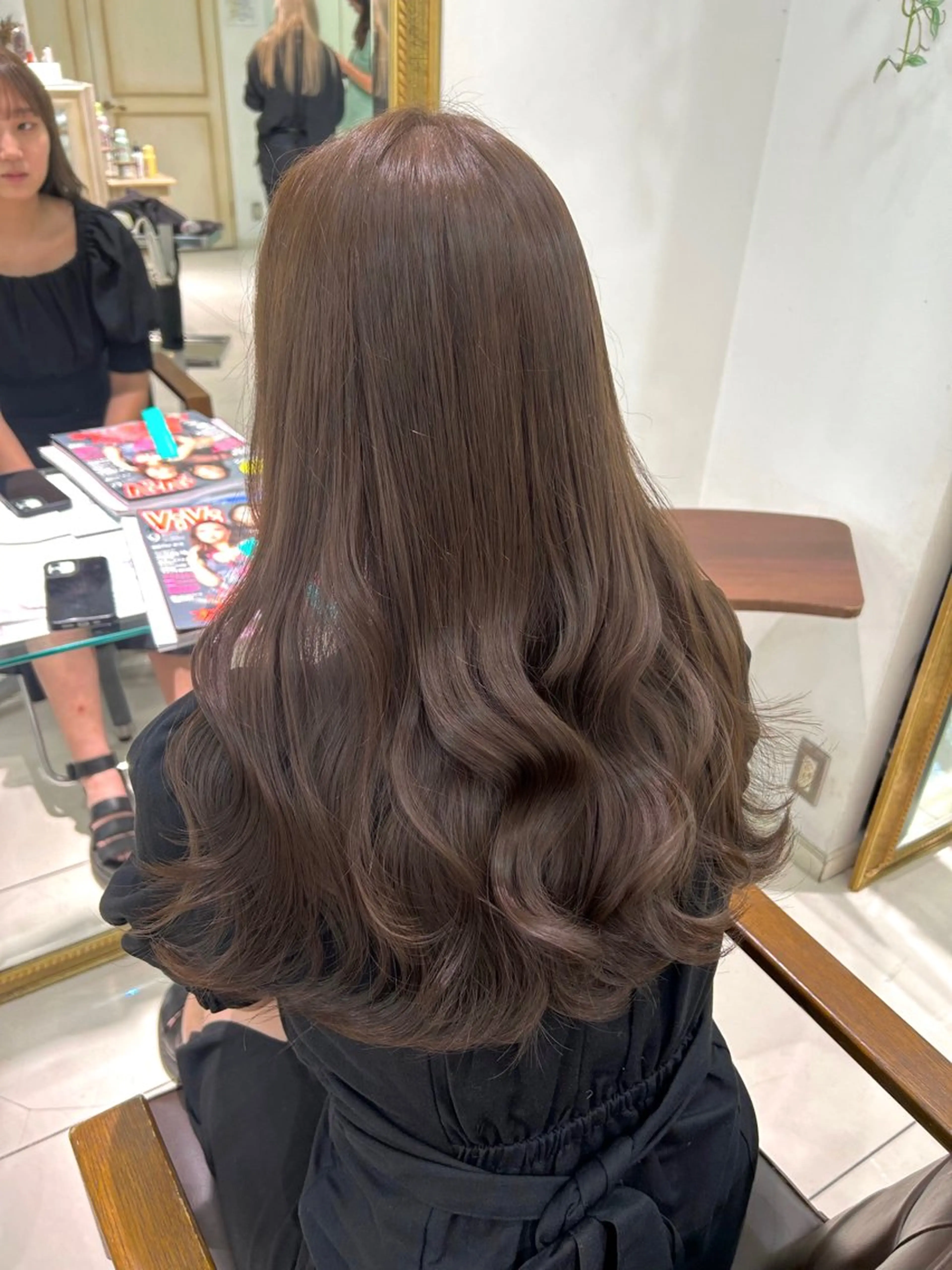 ロング カラー 透明感カラー 古山 結季🌙🖤のヘアスタイル