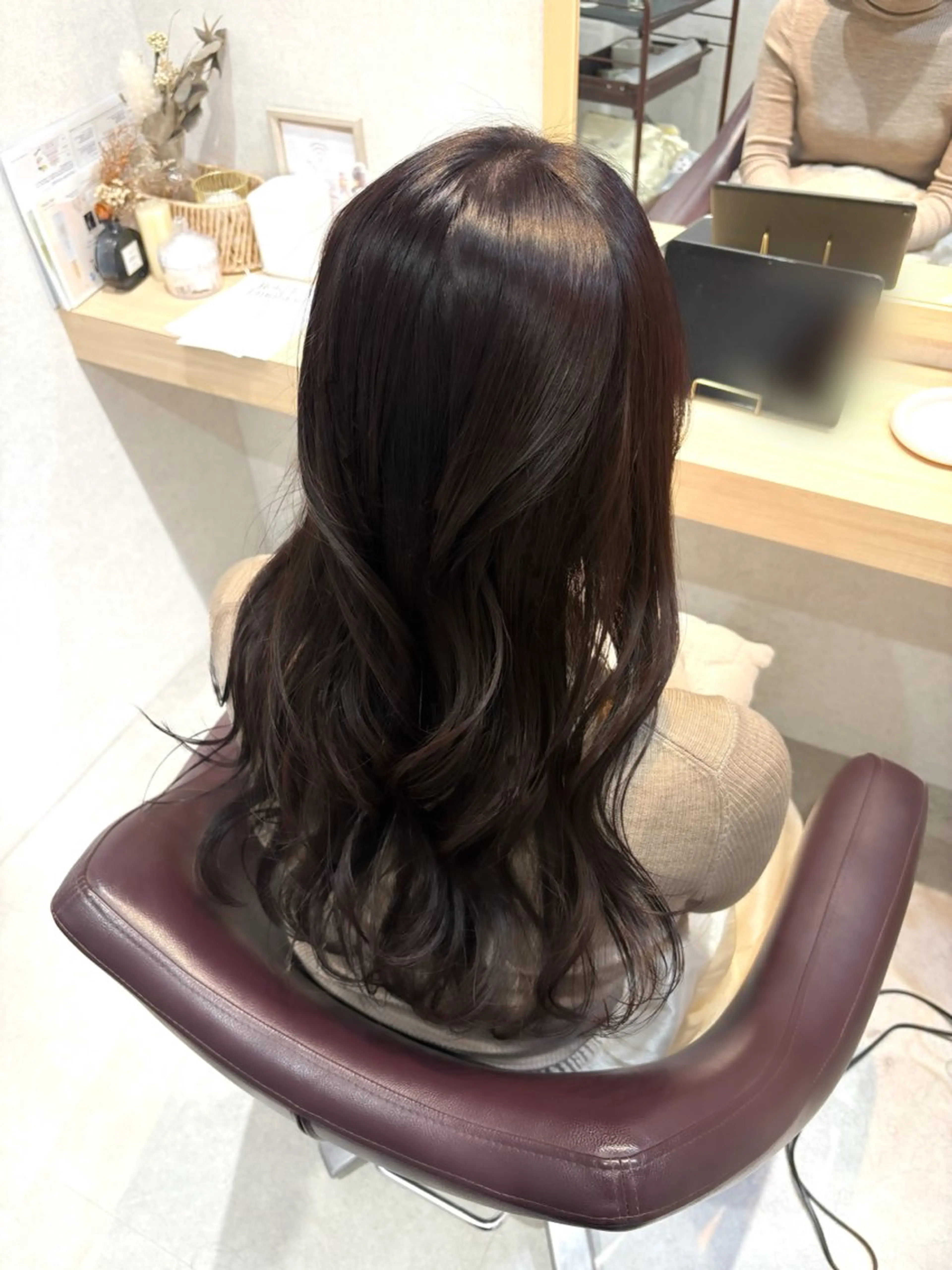 ロング カット ヘアカラー 透明感/チョコカラー 💍TAMA💍のヘアスタイル