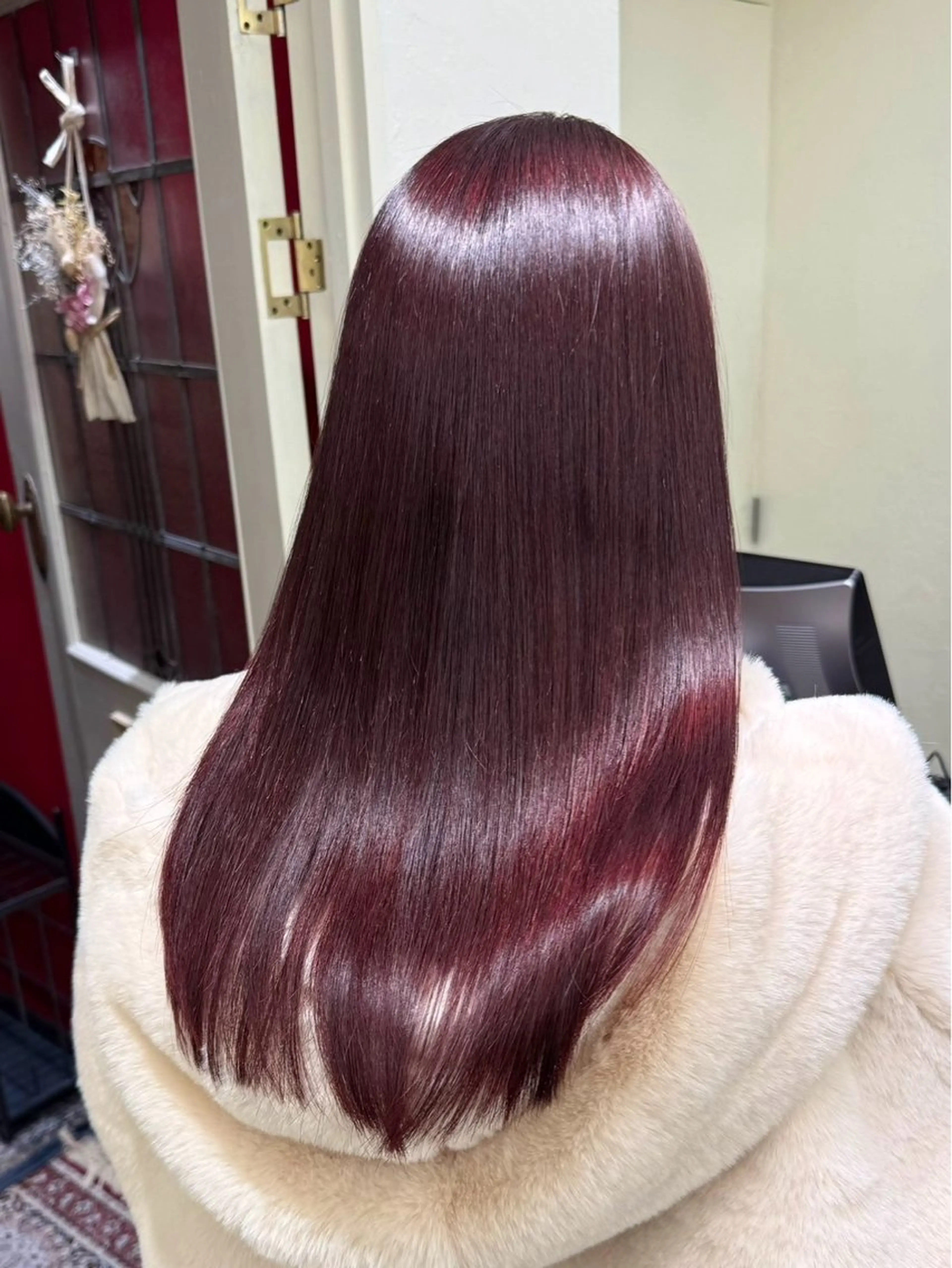 ロング カラー ブラウンカラー ピンクカラー レッドカラー レッドブラウン トリートメント ヘアカラー トリートメント ツヤ髪✨髪質 改善 渋谷 サワのヘアスタイル