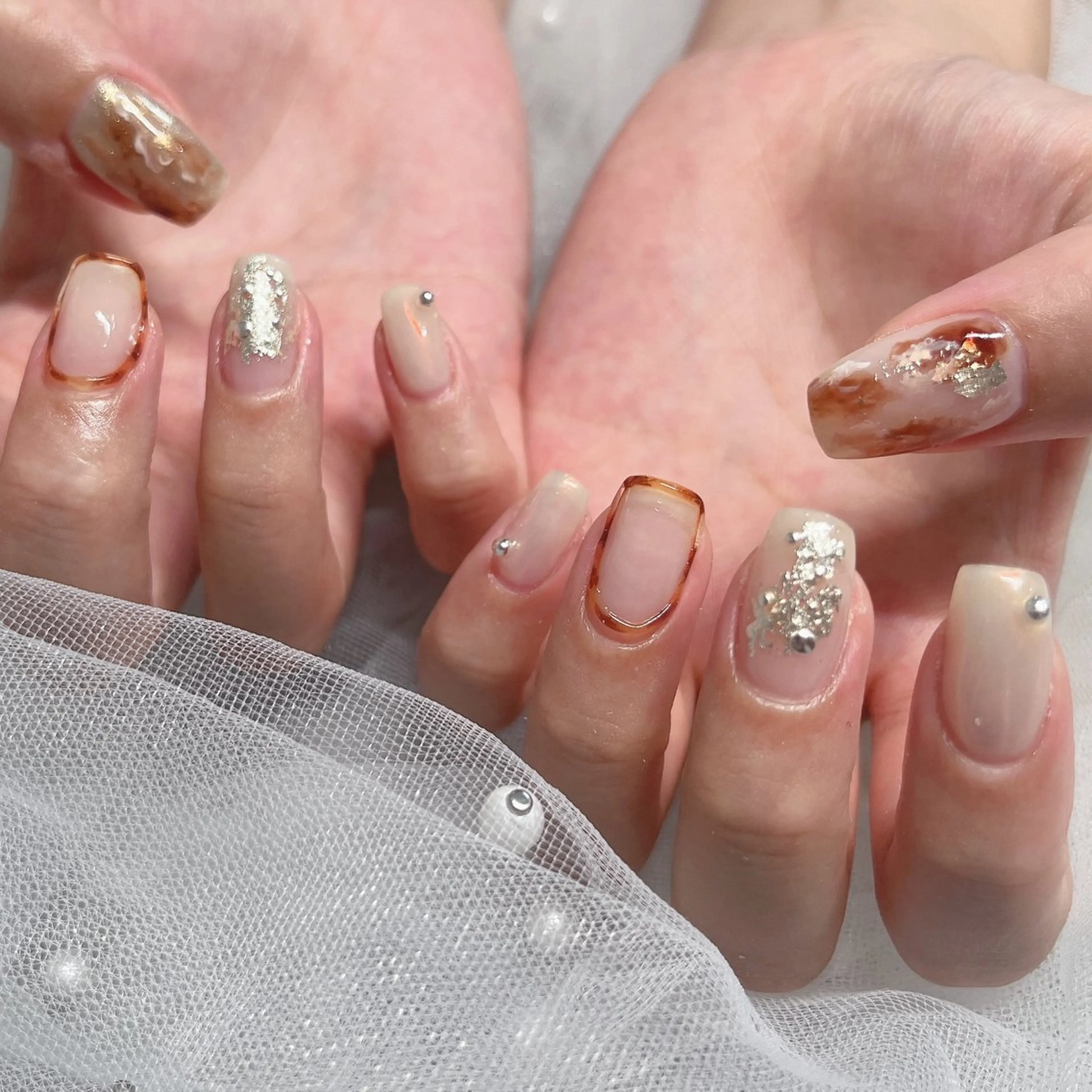 ネイル ニュアンスネイル ハンドネイル peTiT minamiのネイルデザイン
