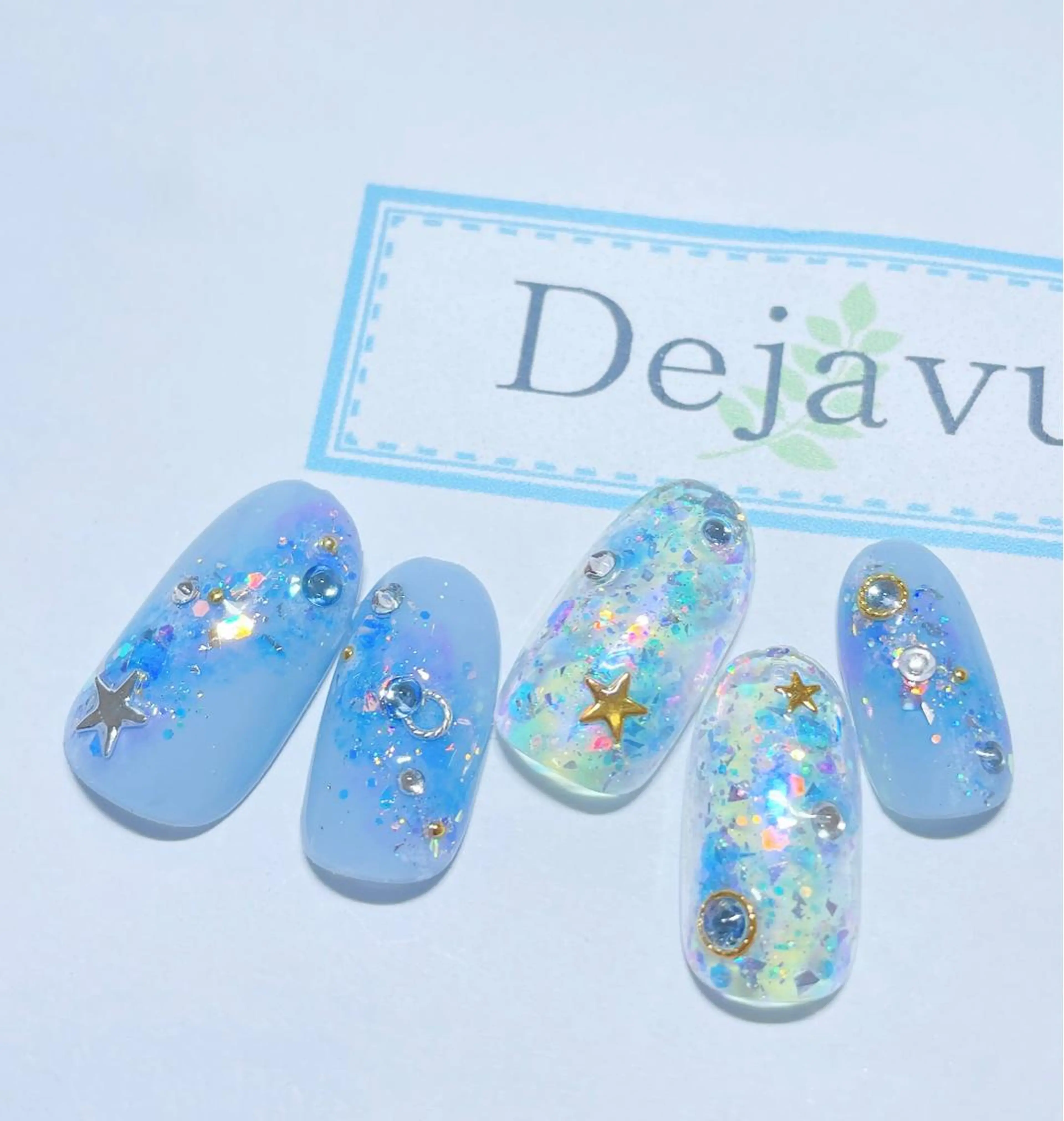 ネイル アートネイル ラメ(グリッター) Nail salon Dejavu 🌿のネイルデザイン