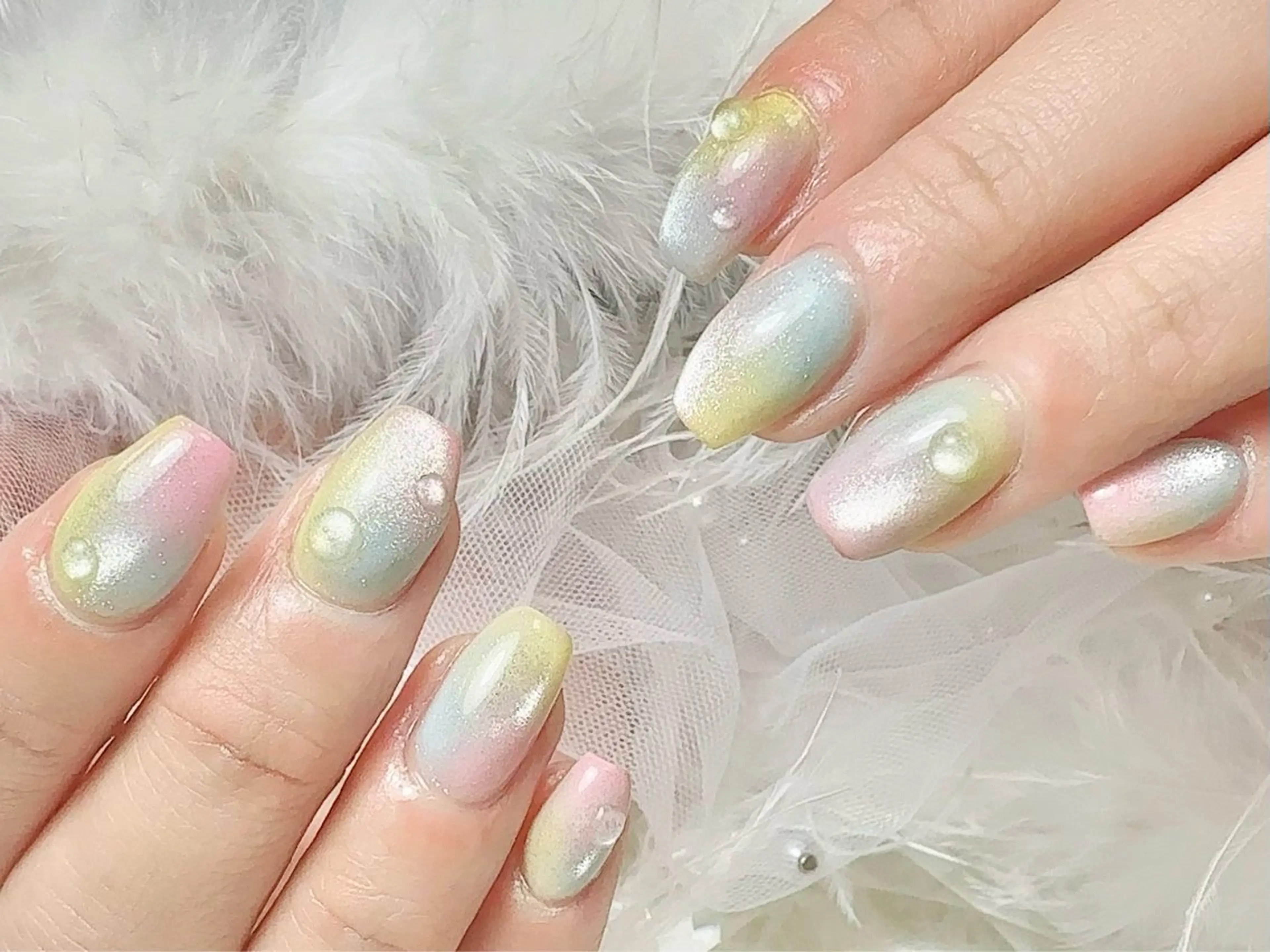 ネイル クリアネイル フットネイル フレンチネイル ジェルネイル 韓国ネイル ハンドネイル ハンドケア nail salon Feerieのネイルデザイン
