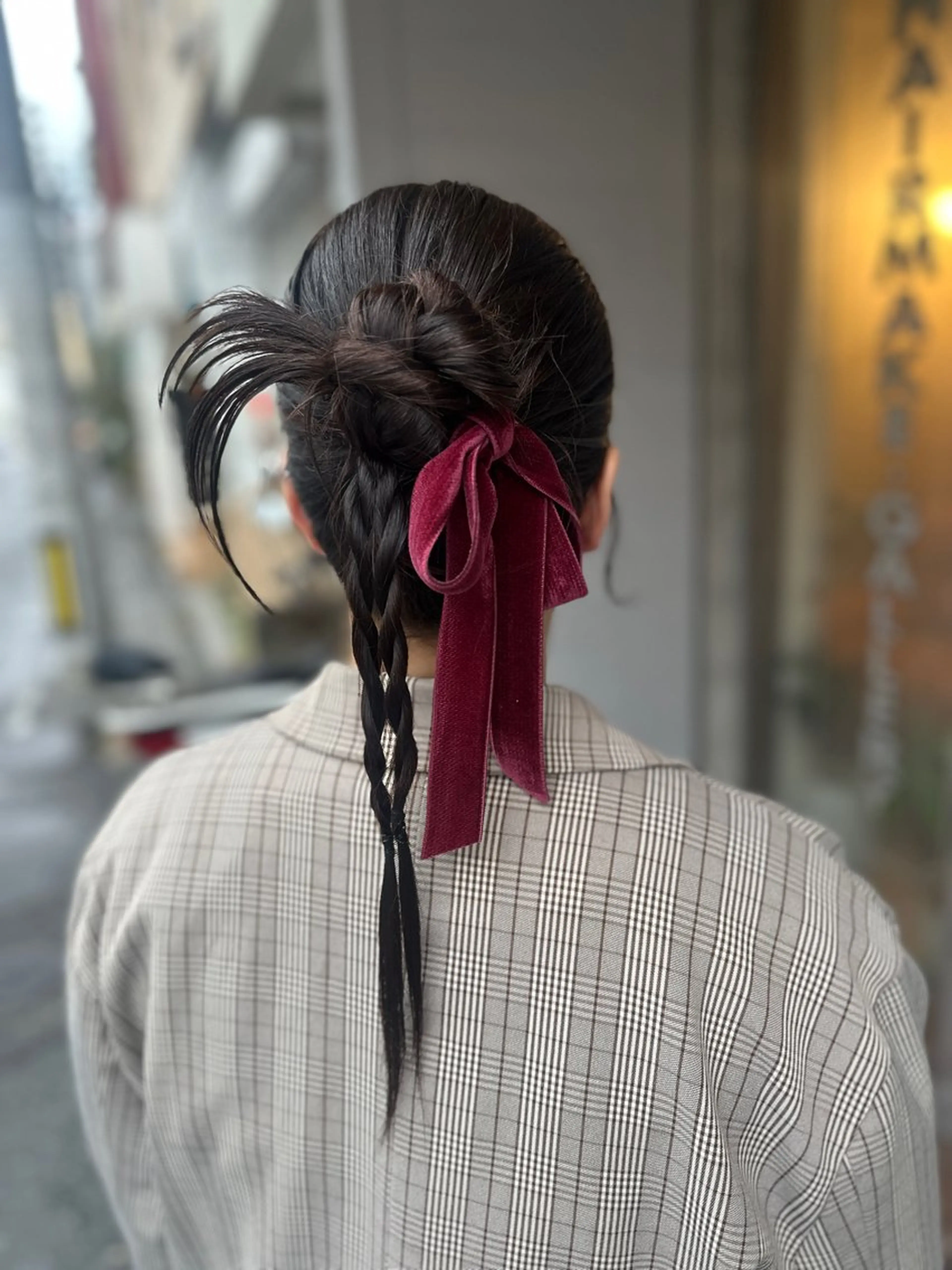 ミディアム ヘアセット miloc MOMOKAのヘアスタイル